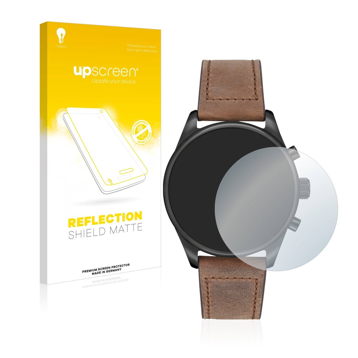 upscreen Reflection Shield Matte Premium Displayschutzfolie für Hugo Boss Chronograph