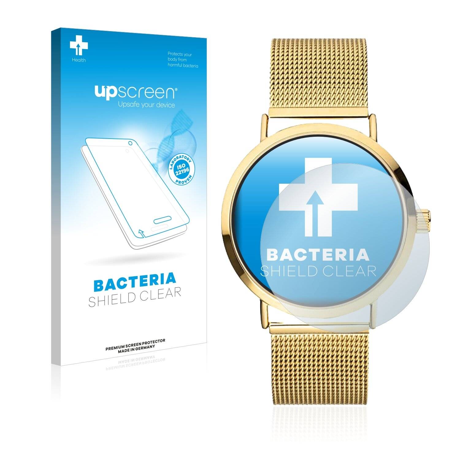 upscreen Bacteria Shield Clear Premium Antibakterielle Displayschutzfolie für s.Oliver