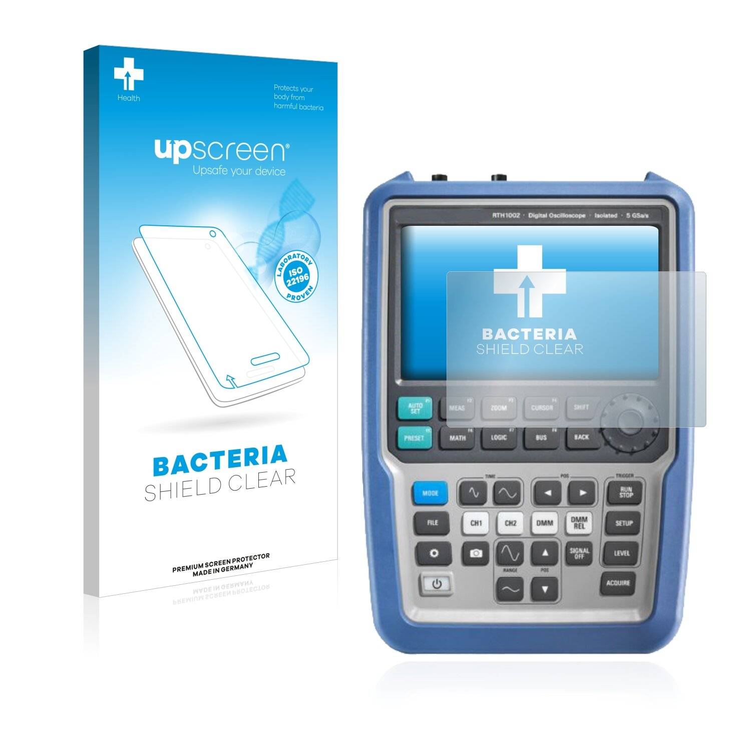 upscreen Bacteria Shield Clear Premium Antibakterielle Displayschutzfolie für Rohde &