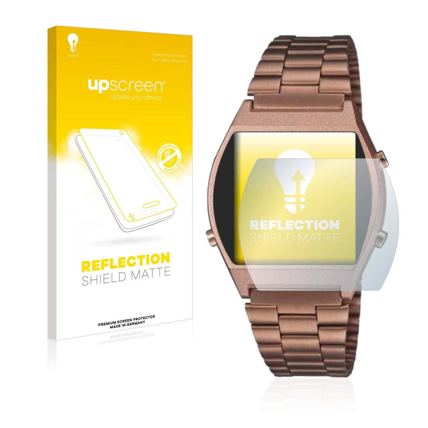 upscreen Reflection Shield Matte Premium Displayschutzfolie für Casio Retro