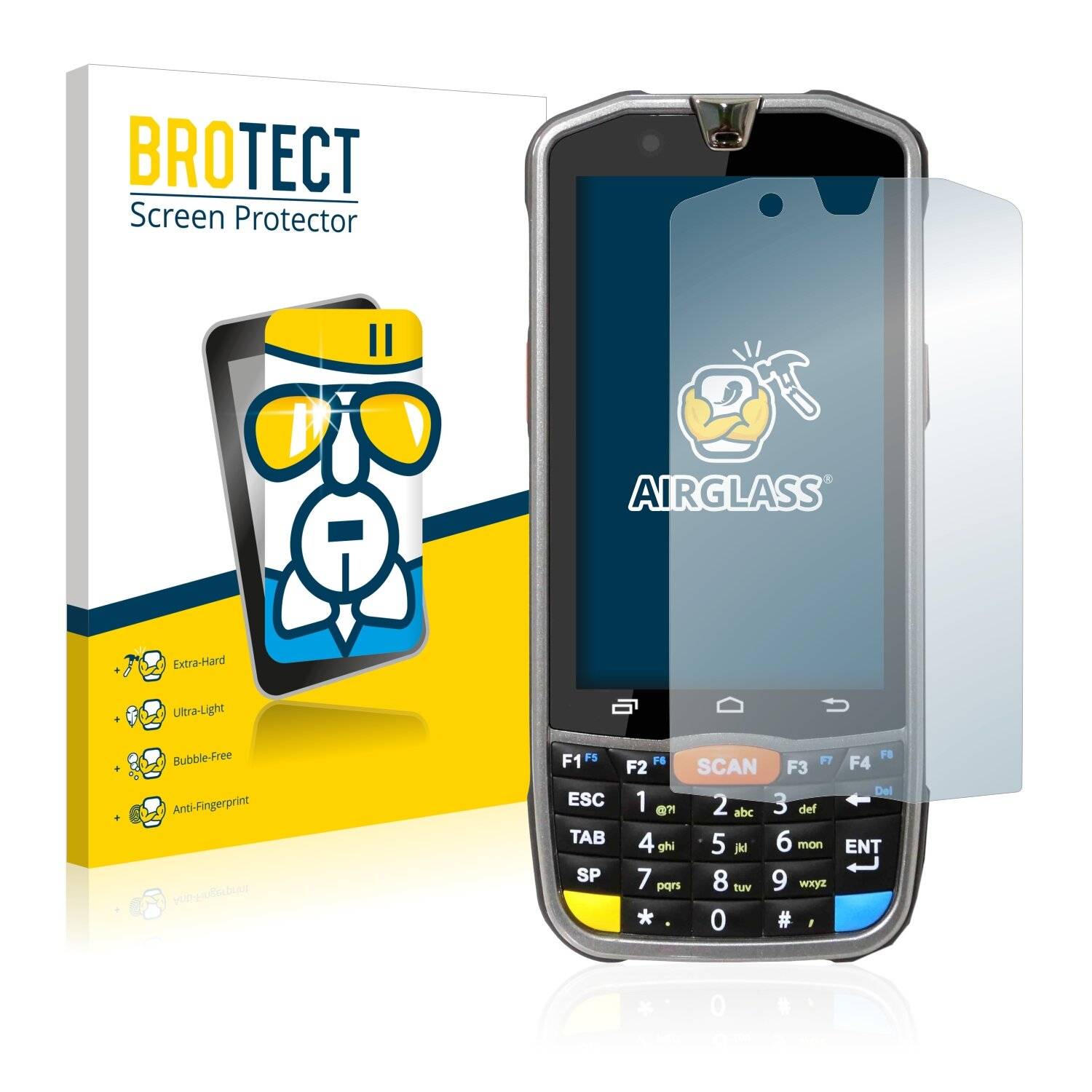 BROTECT AirGlass Schutzglas Folie für Point Mobile