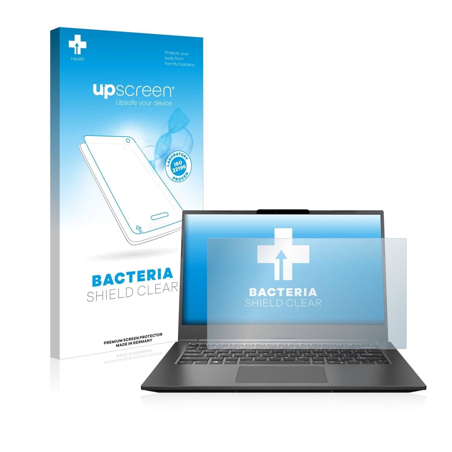upscreen Bacteria Shield Clear Premium Antibakterielle Displayschutzfolie für Gigabyte