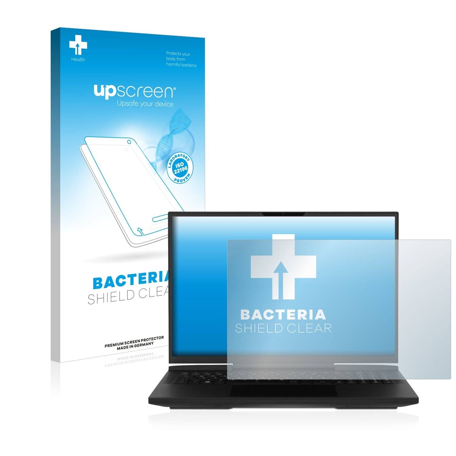 upscreen Bacteria Shield Clear Premium Antibakterielle Displayschutzfolie für Tuxedo