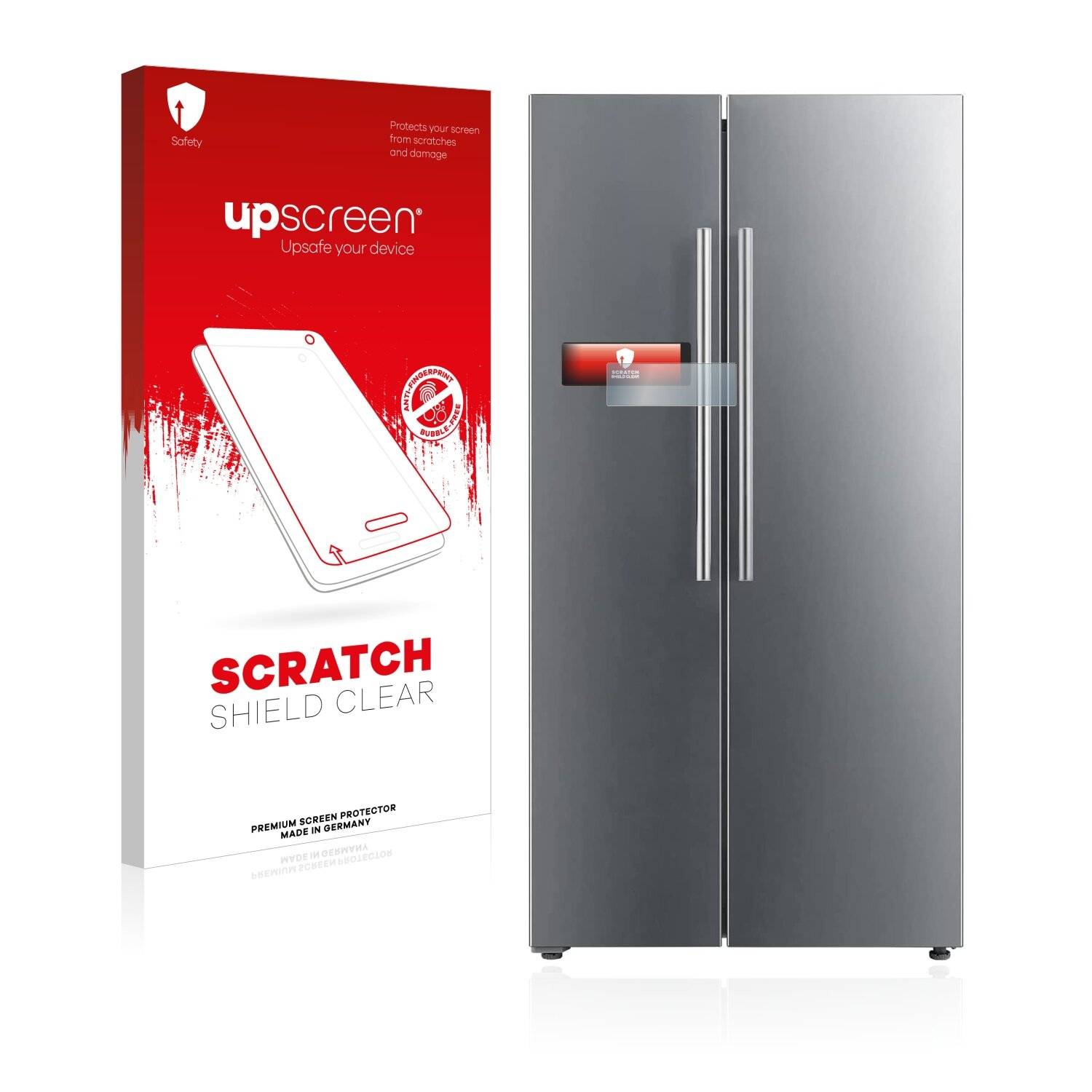 upscreen Scratch Shield Clear Premium Displayschutzfolie für Midea Side-by-Side