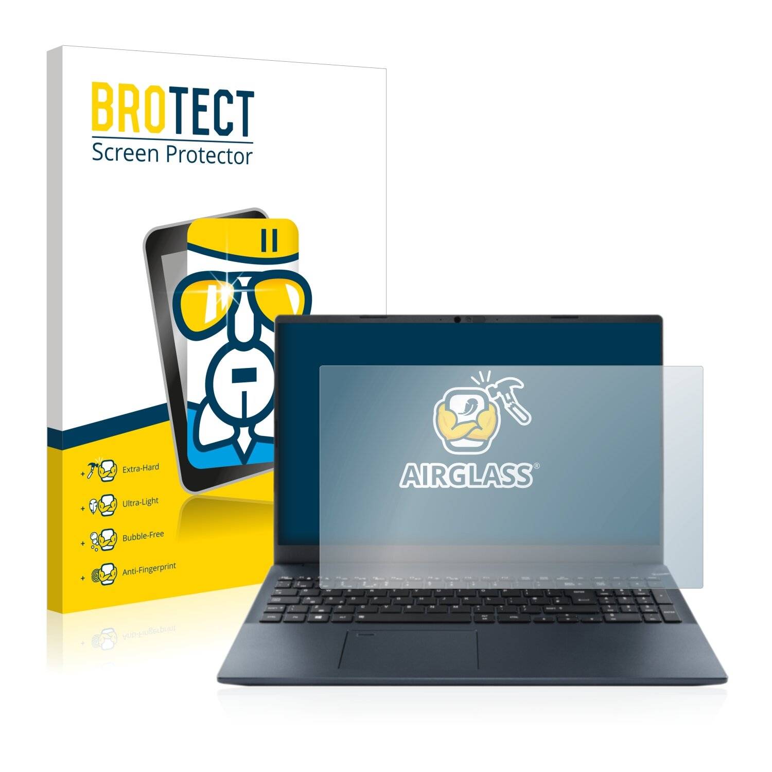 BROTECT AirGlass Schutzglas Folie für Dynabook Tecra