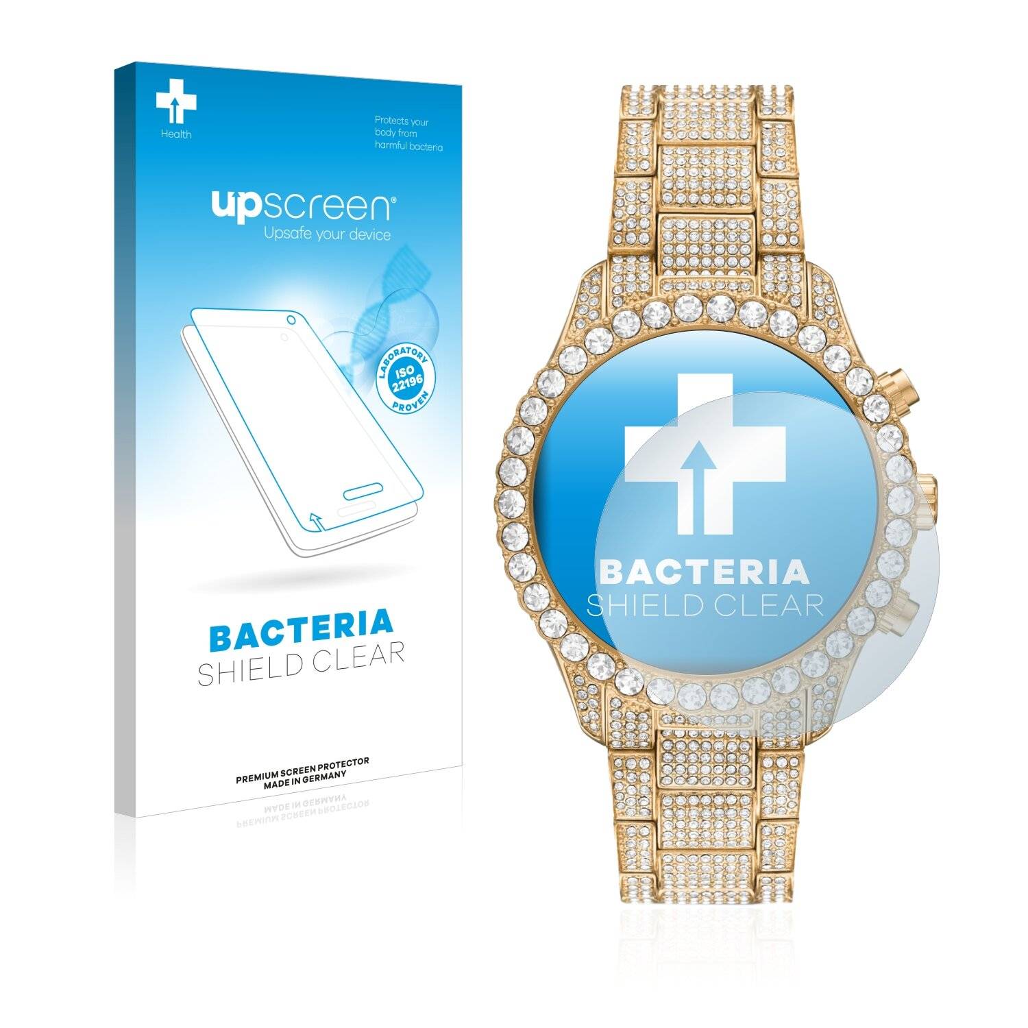 upscreen Bacteria Shield Clear Premium Antibakterielle Displayschutzfolie für Michael Kors