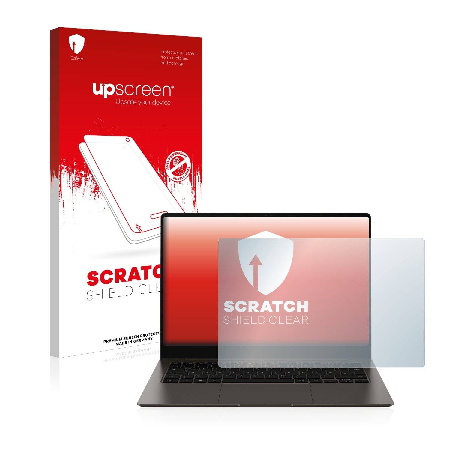 upscreen Scratch Shield Clear Premium Displayschutzfolie für Samsung Galaxy Book3 Pro