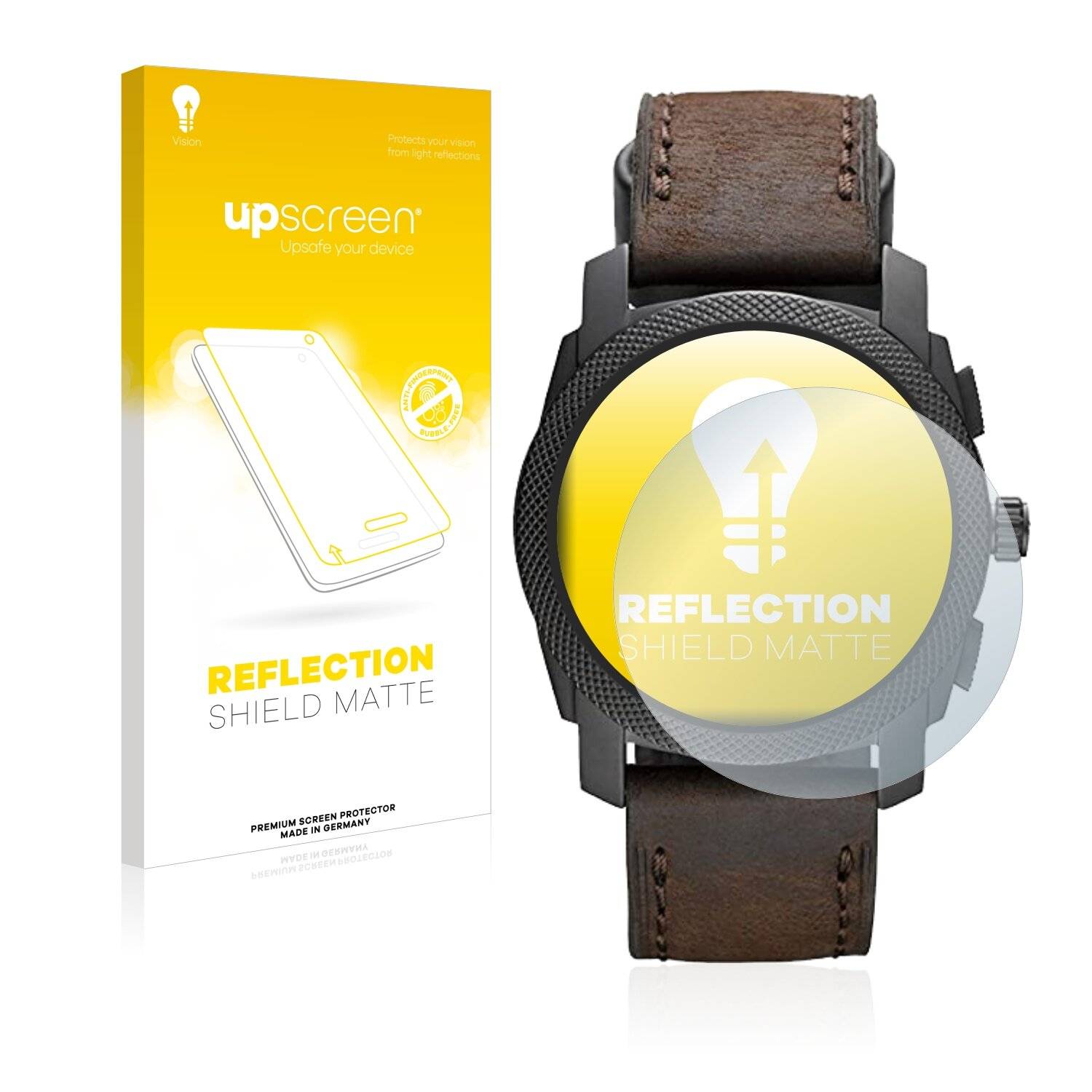 upscreen Reflection Shield Matte Premium Displayschutzfolie für Fossil