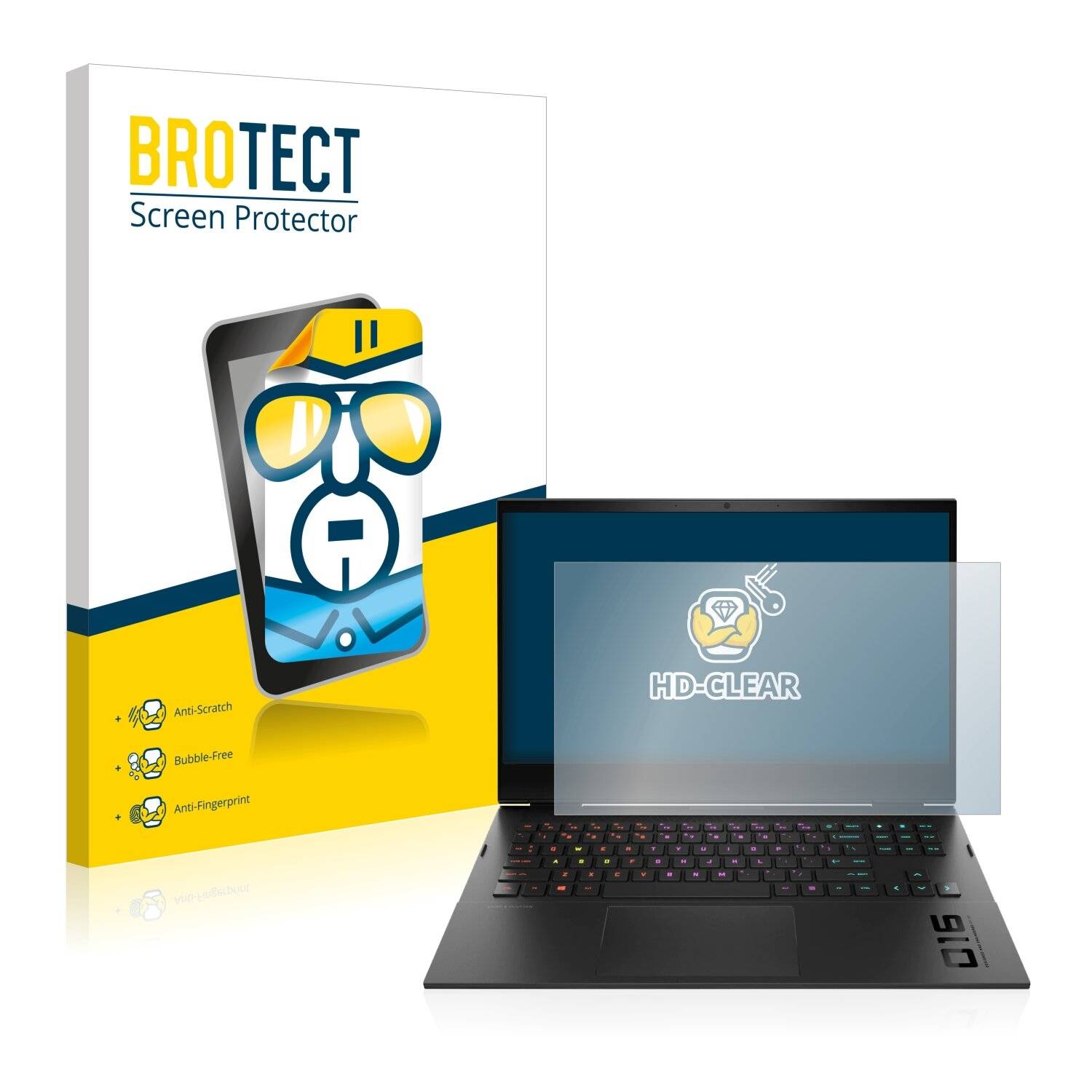 BROTECT HD-Clear Displayschutzfolie für HP Omen