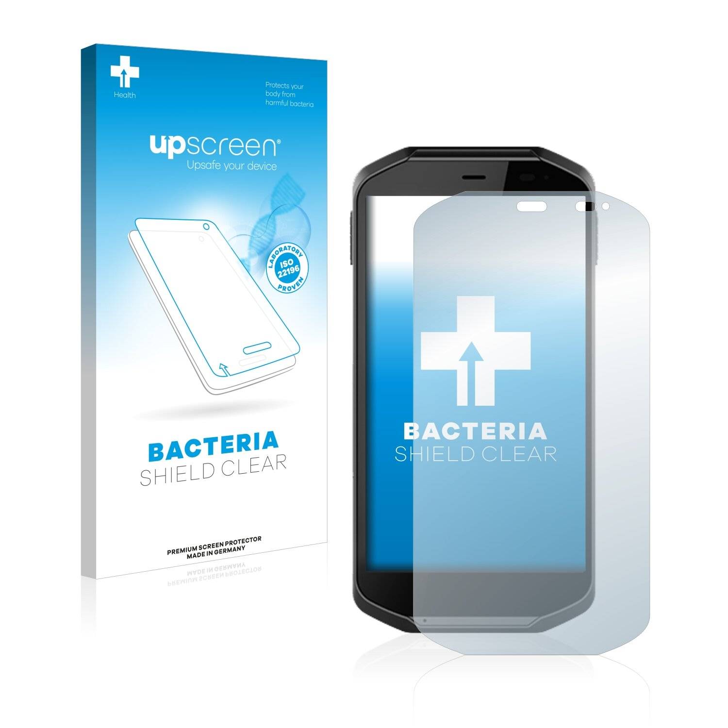 upscreen Bacteria Shield Clear Premium Antibakterielle Displayschutzfolie für Pokini Tab