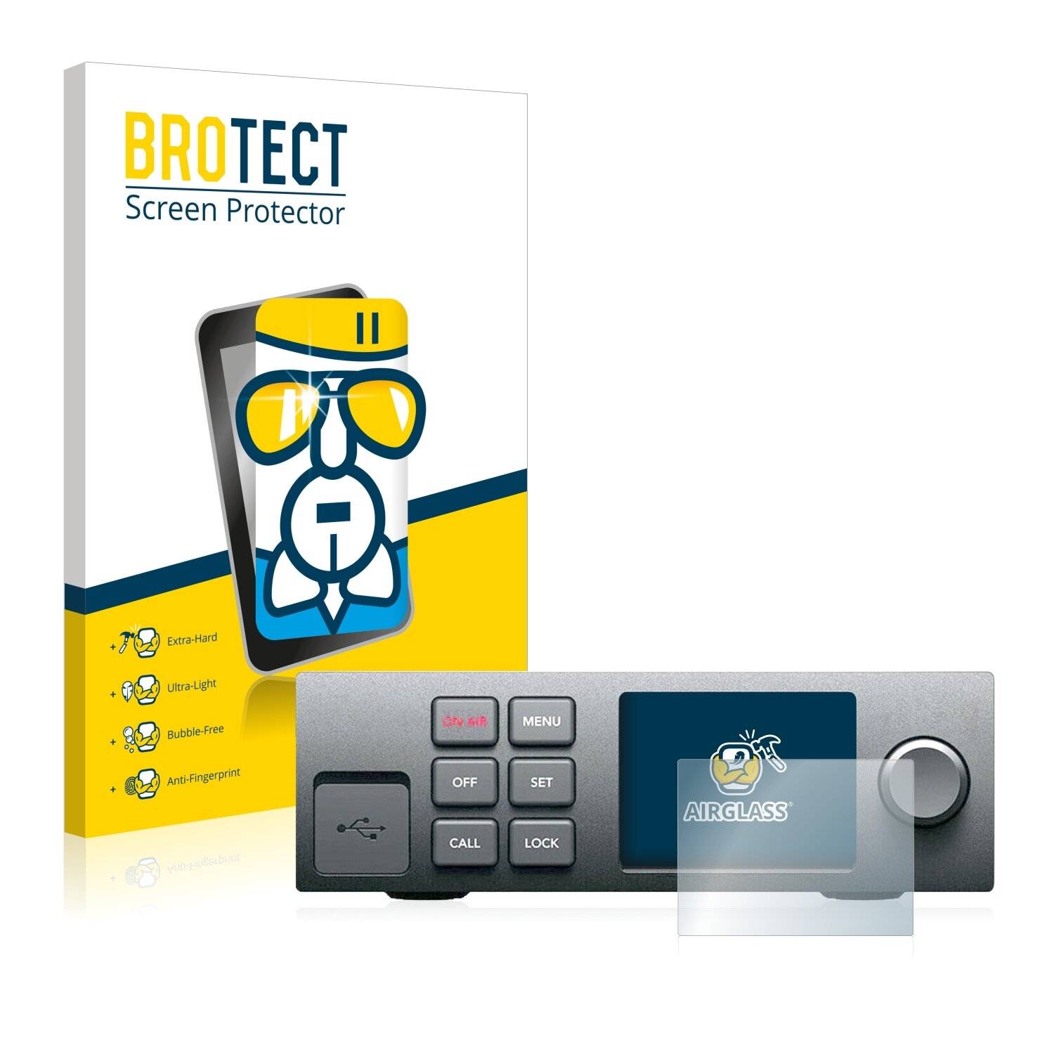 BROTECT AirGlass Schutzglas Folie für Blackmagic Web Presenter