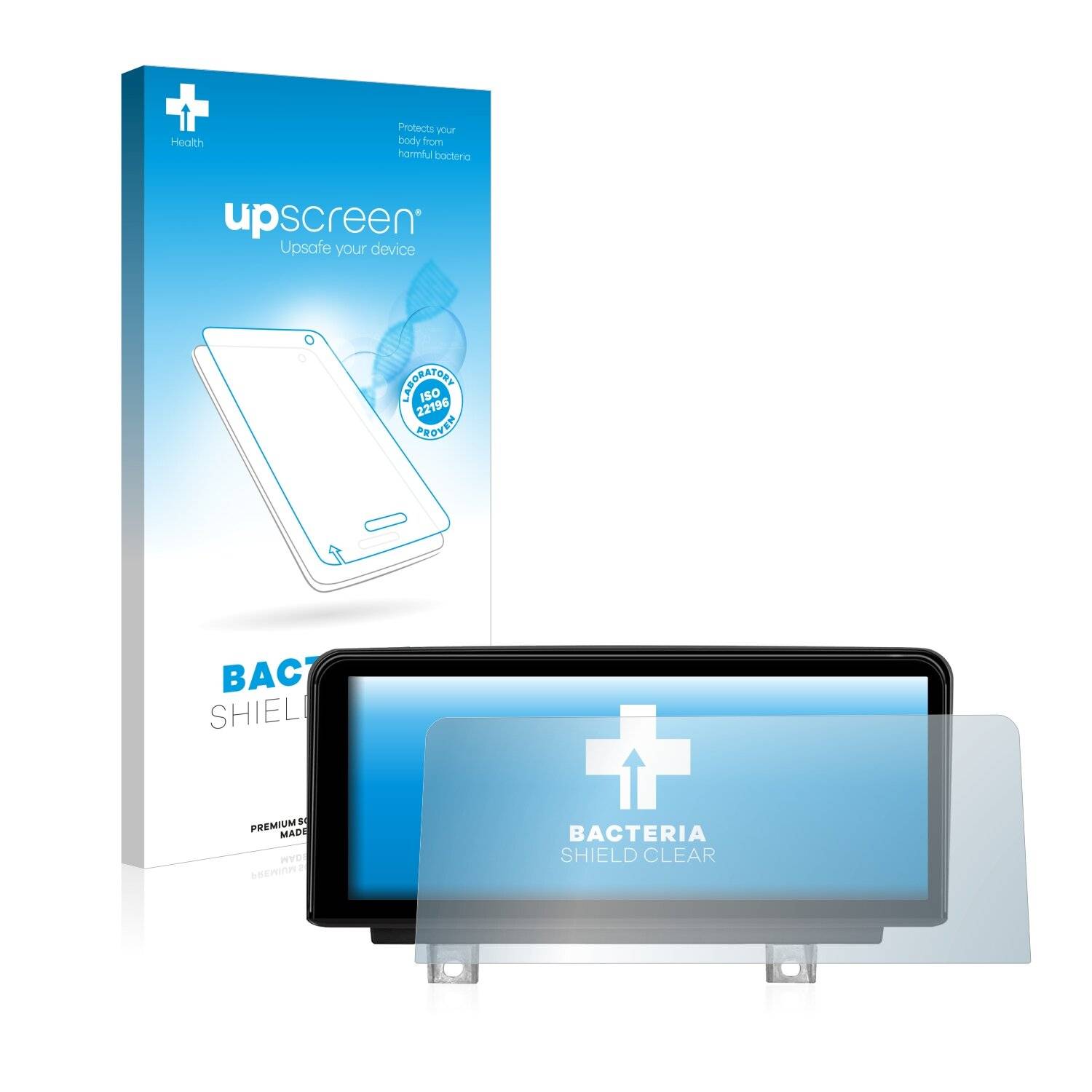upscreen Bacteria Shield Clear Premium Antibakterielle Displayschutzfolie für Koason BMW 3