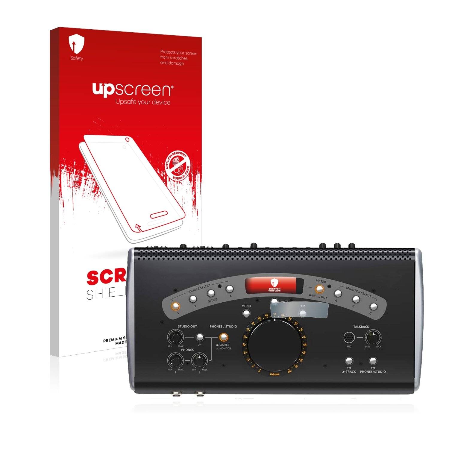 upscreen Scratch Shield Clear Premium Displayschutzfolie für Behringer XENYX