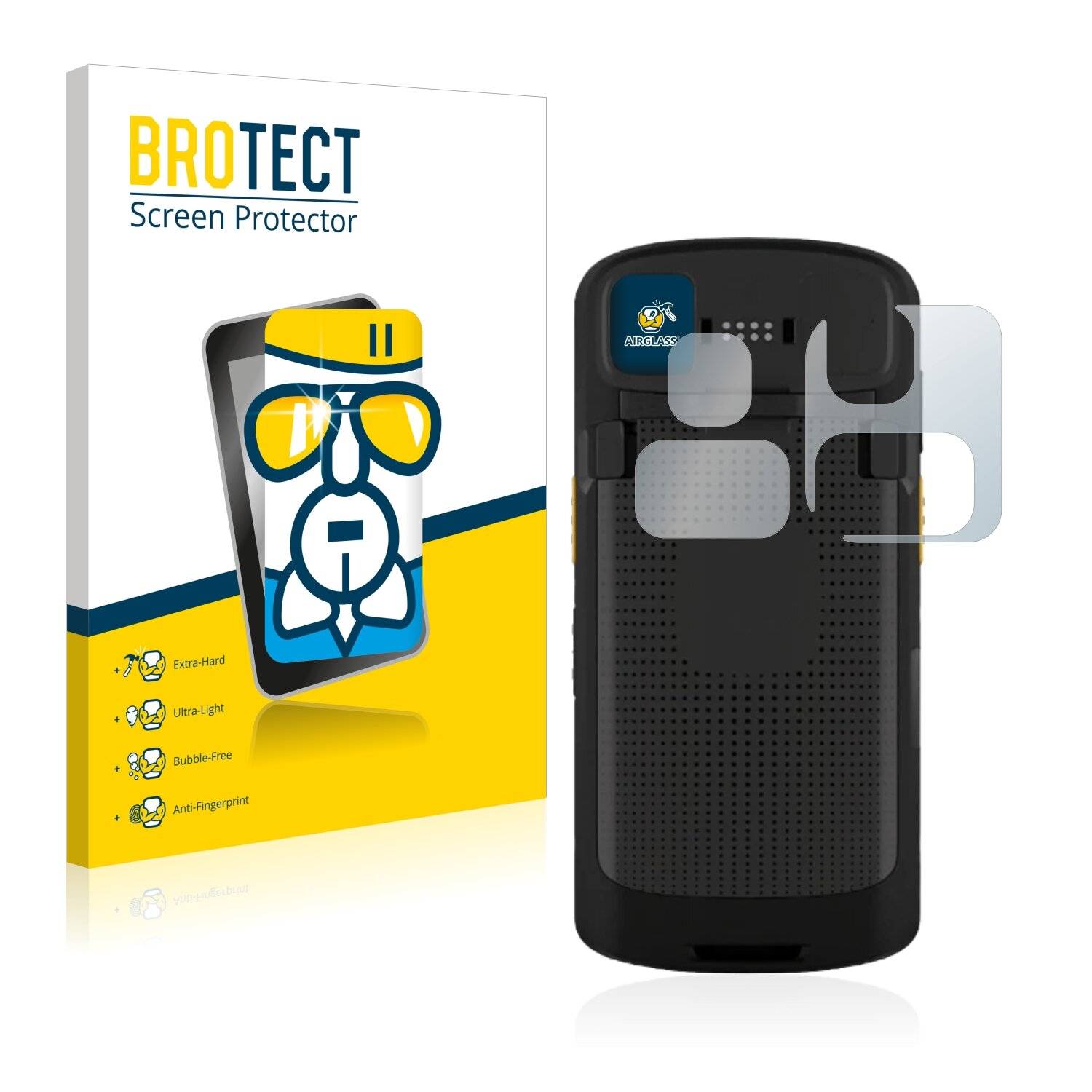 BROTECT AirGlass Schutzglas Folie für Zebra TC53 (NUR