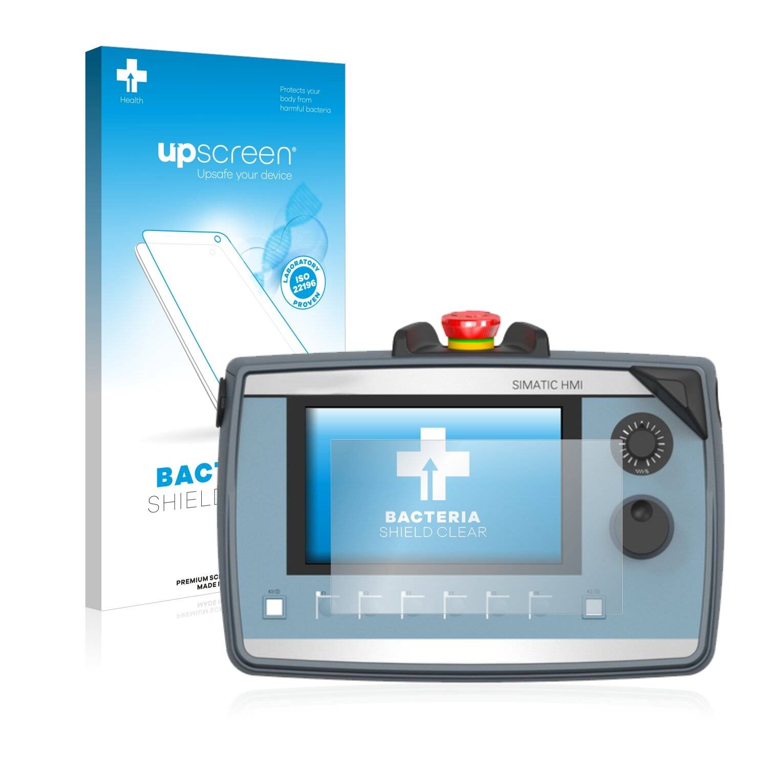 upscreen Bacteria Shield Clear Premium Antibakterielle Displayschutzfolie für Siemens
