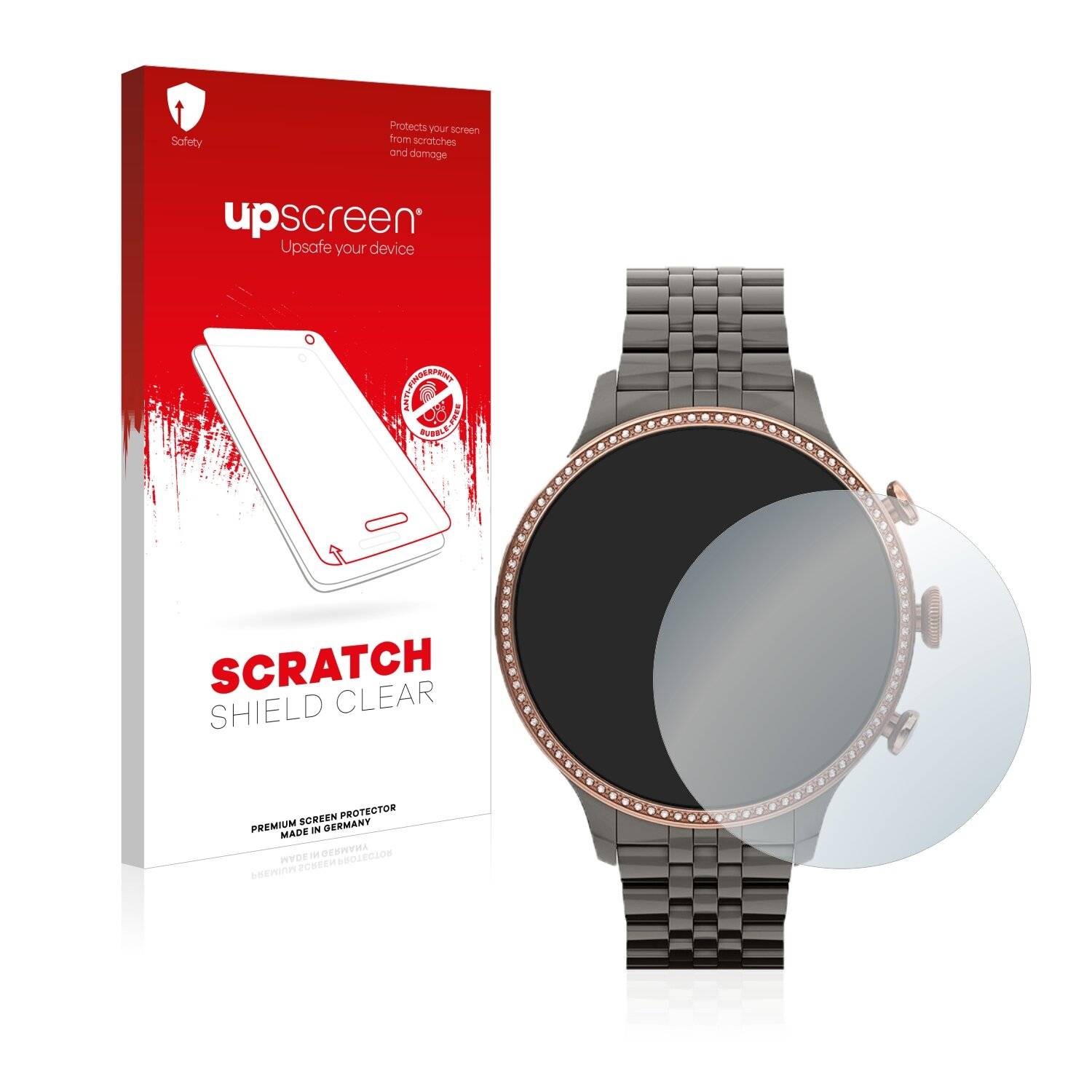 upscreen Scratch Shield Clear Premium Displayschutzfolie für Fossil Gen 6