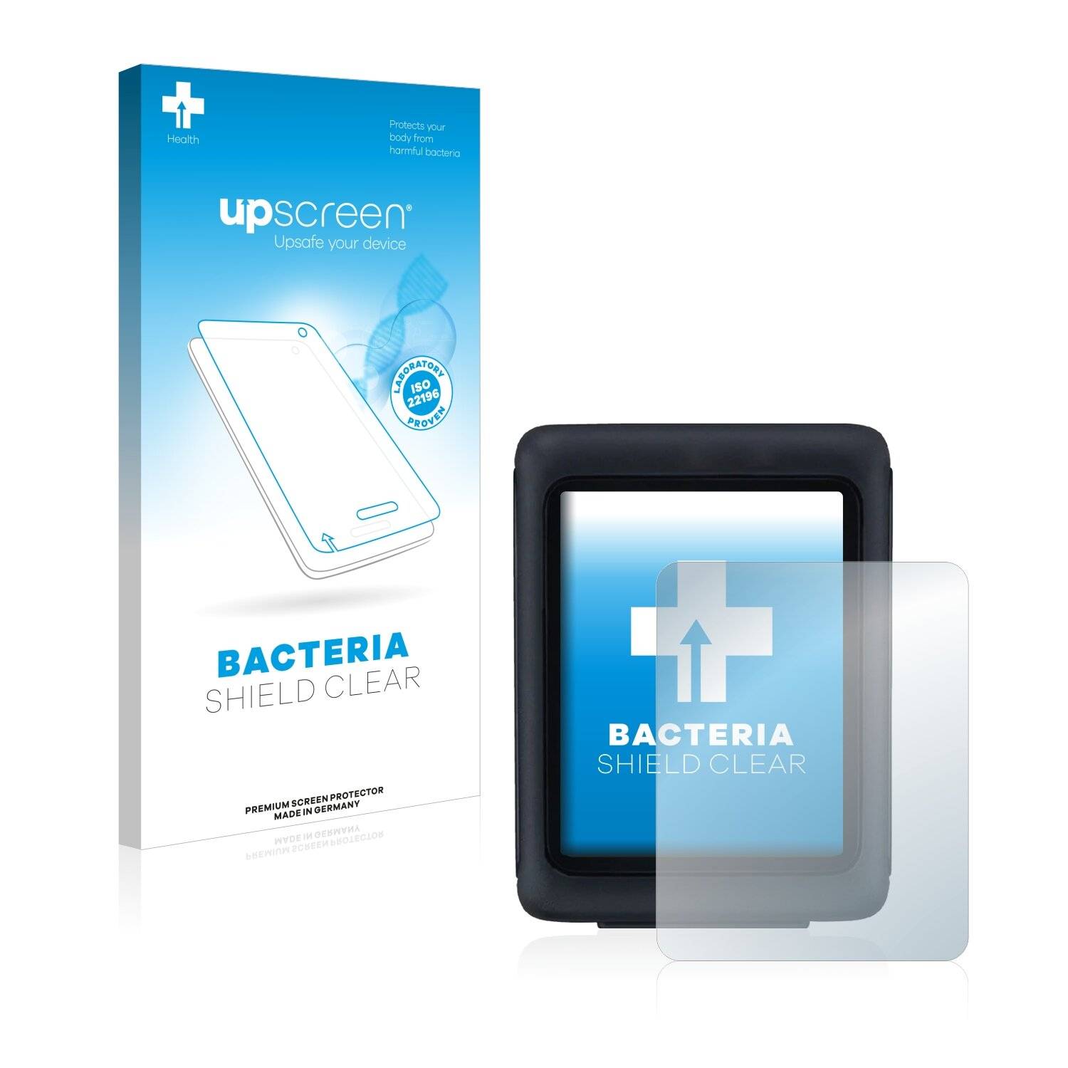 upscreen Bacteria Shield Clear Premium Antibakterielle Displayschutzfolie für Sigma BC 5.0