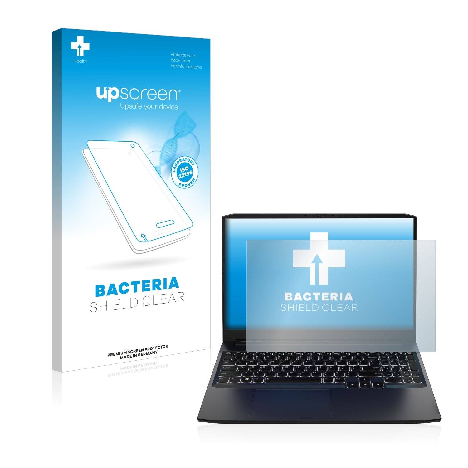 upscreen Bacteria Shield Clear Premium Antibakterielle Displayschutzfolie für Lenovo IdeaPad
