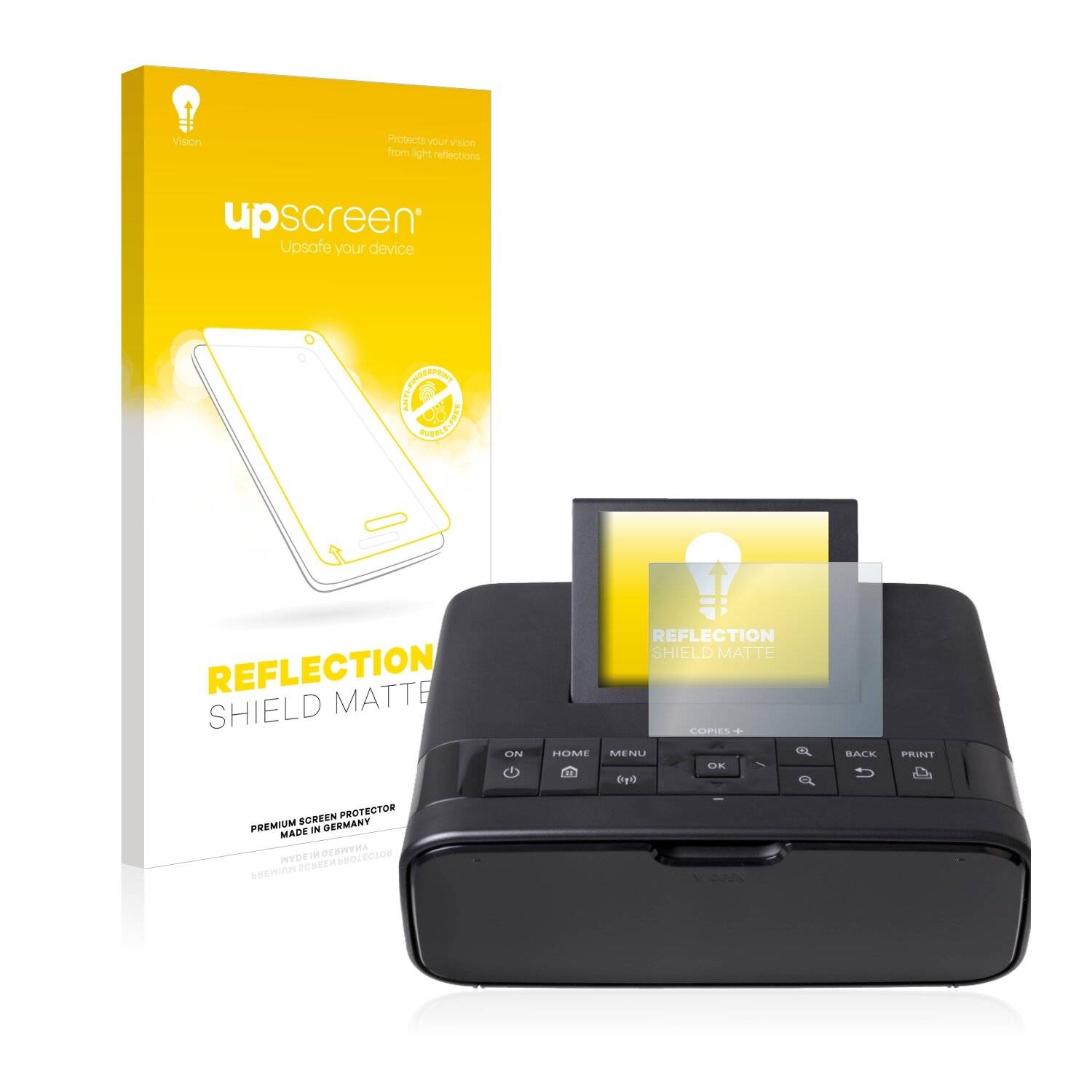 upscreen Reflection Shield Matte Premium Displayschutzfolie für Canon Selphy