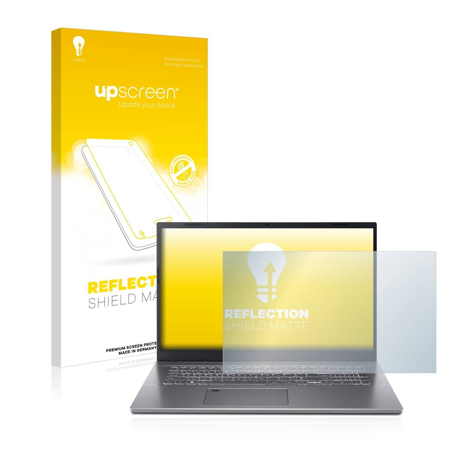 upscreen Reflection Shield Matte Premium Displayschutzfolie für Acer Aspire 5