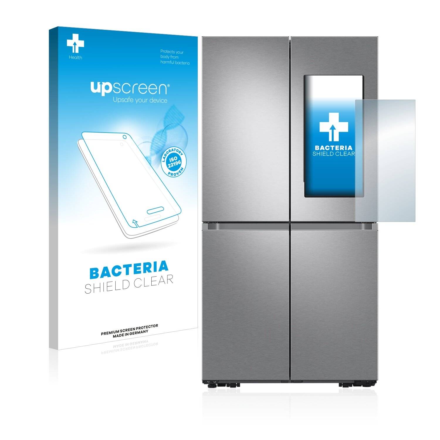 upscreen Bacteria Shield Clear Premium Antibakterielle Displayschutzfolie für Samsung French