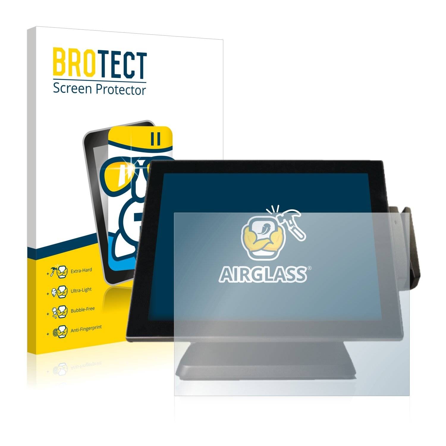 BROTECT AirGlass Schutzglas Folie für NCR