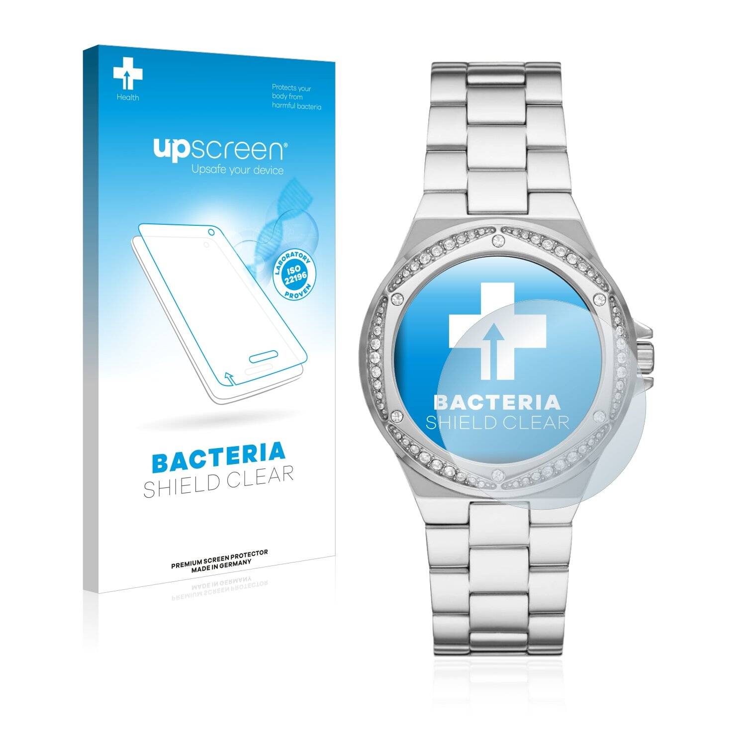 upscreen Bacteria Shield Clear Premium Antibakterielle Displayschutzfolie für Michael Kors