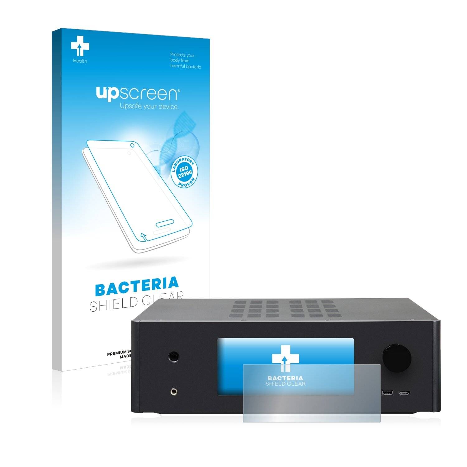 upscreen Bacteria Shield Clear Premium Antibakterielle Displayschutzfolie für NAD T