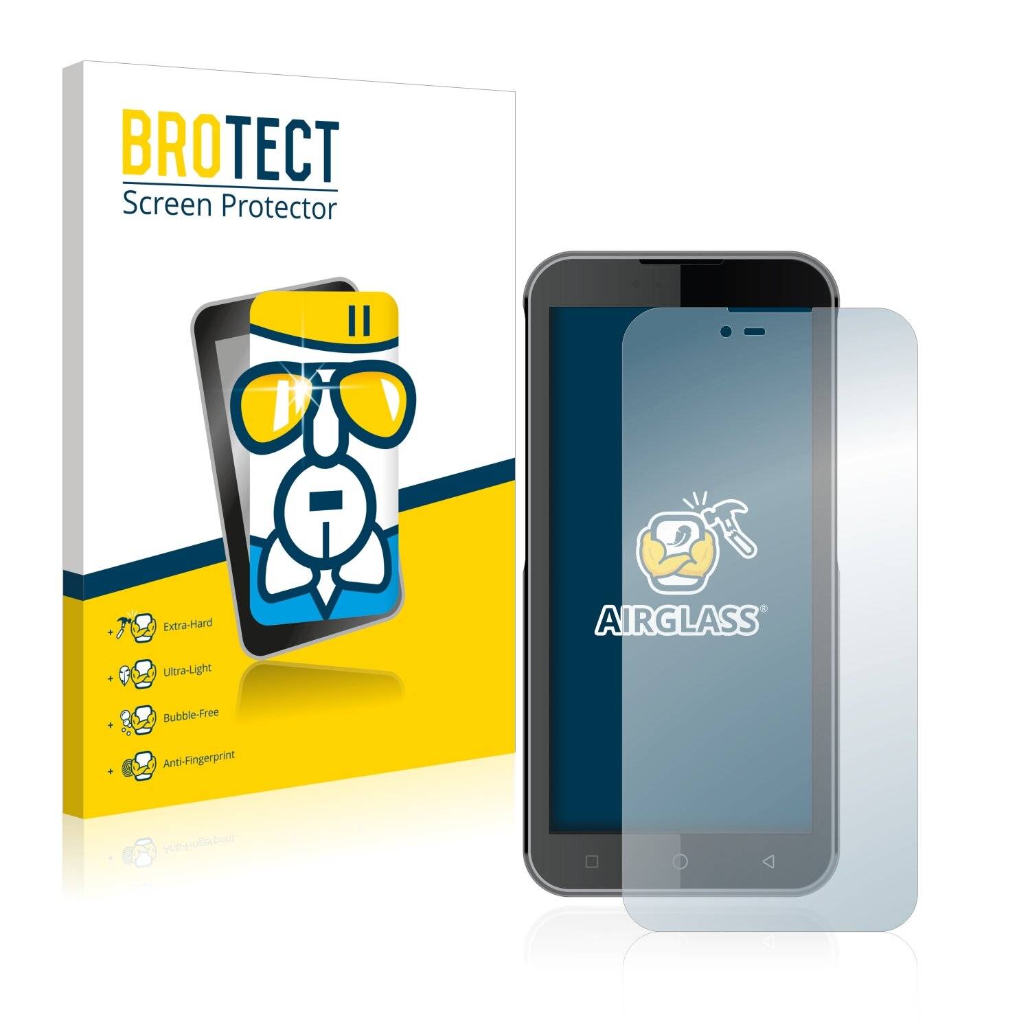 BROTECT AirGlass Schutzglas Folie für bluebird HF