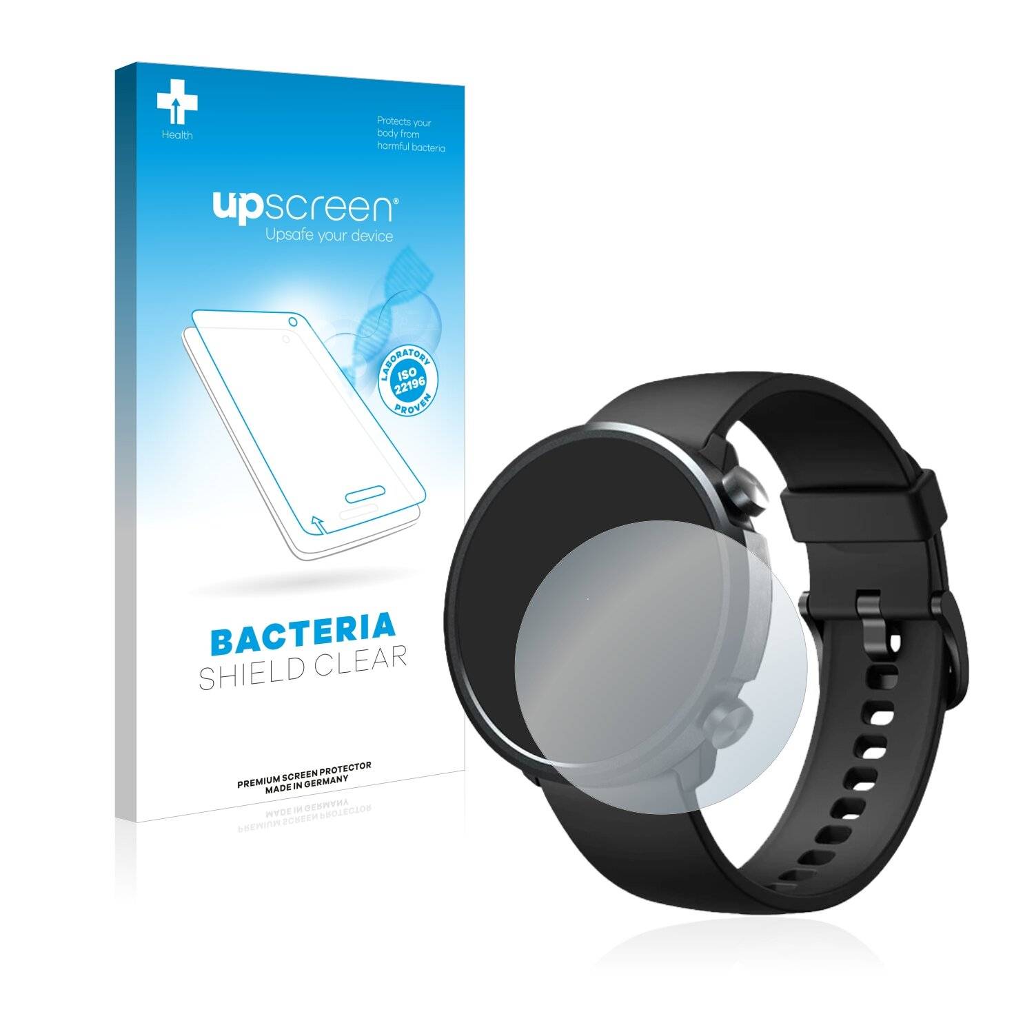 upscreen Bacteria Shield Clear Premium Antibakterielle Displayschutzfolie für Xiaomo Mibro