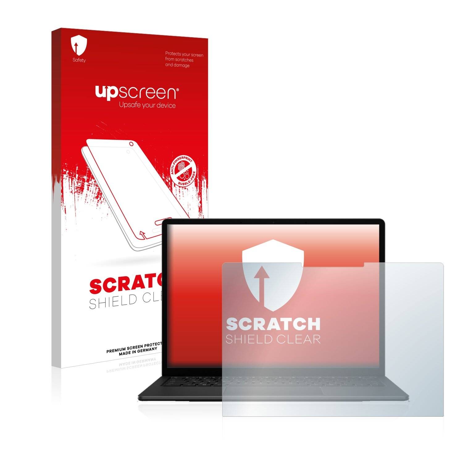 upscreen Schutzfolie für Microsoft Surface Laptop 5 15" Kratzschutz Anti-Fingerprint Klar