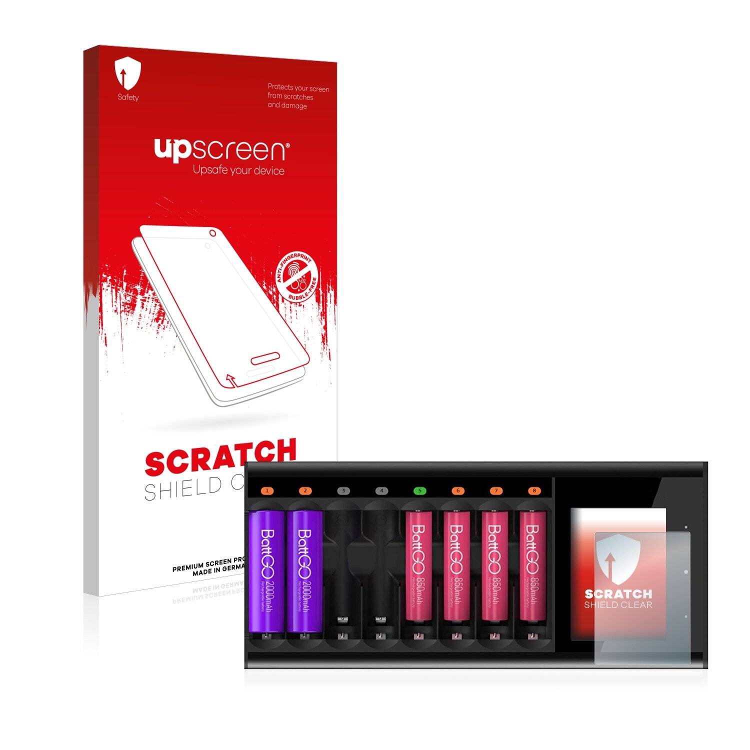 upscreen Scratch Shield Clear Premium Displayschutzfolie für ISDT Smart Charger