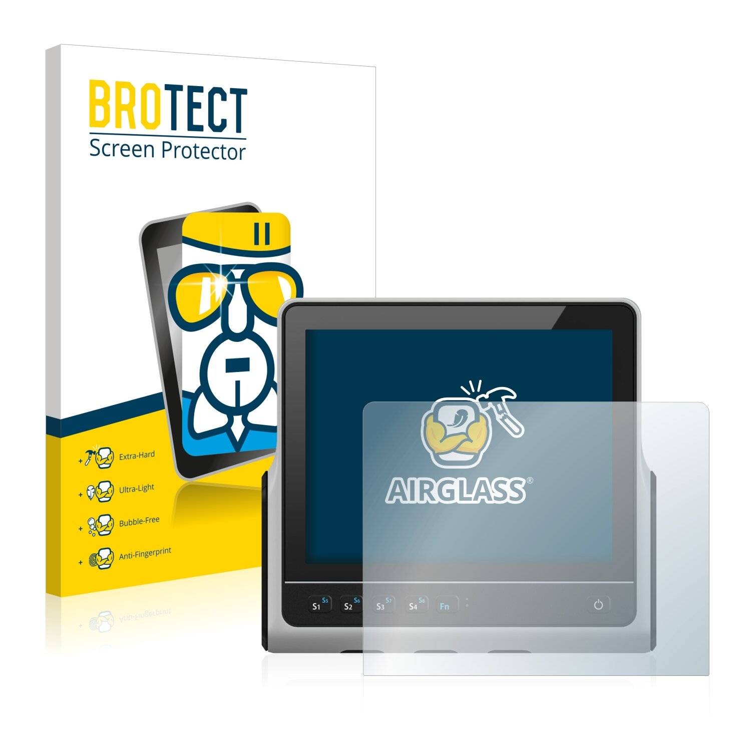 BROTECT AirGlass Schutzglas Folie für ads-tec