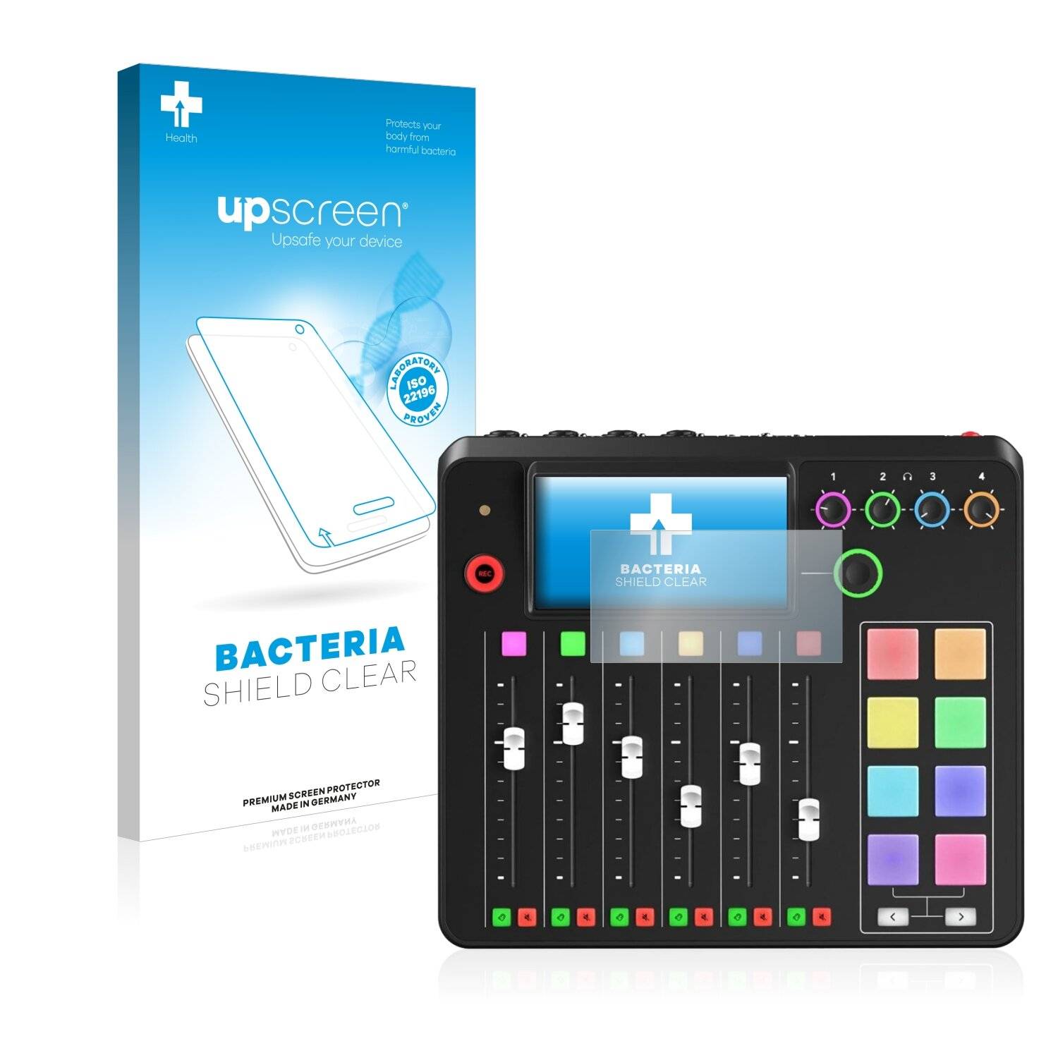 upscreen Bacteria Shield Clear Premium Antibakterielle Displayschutzfolie für Rode