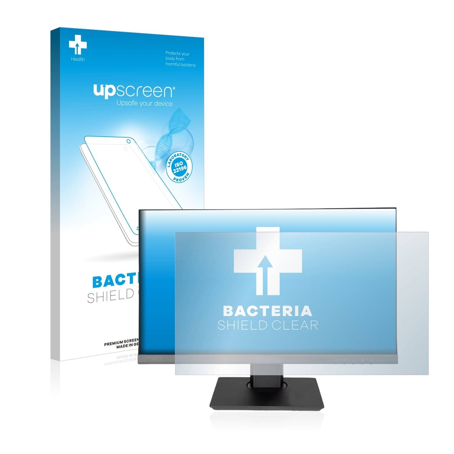 upscreen Bacteria Shield Clear Premium Antibakterielle Displayschutzfolie für Wortmann Terra