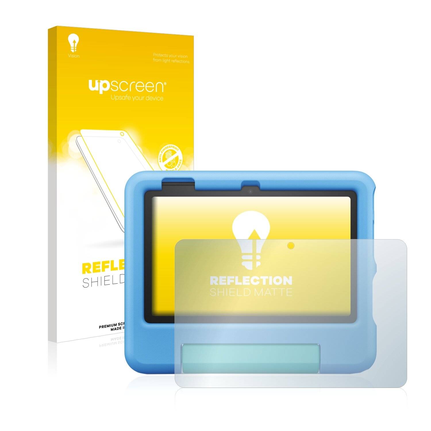 upscreen Reflection Shield Matte Premium Displayschutzfolie für Amazon Fire 7 Kids