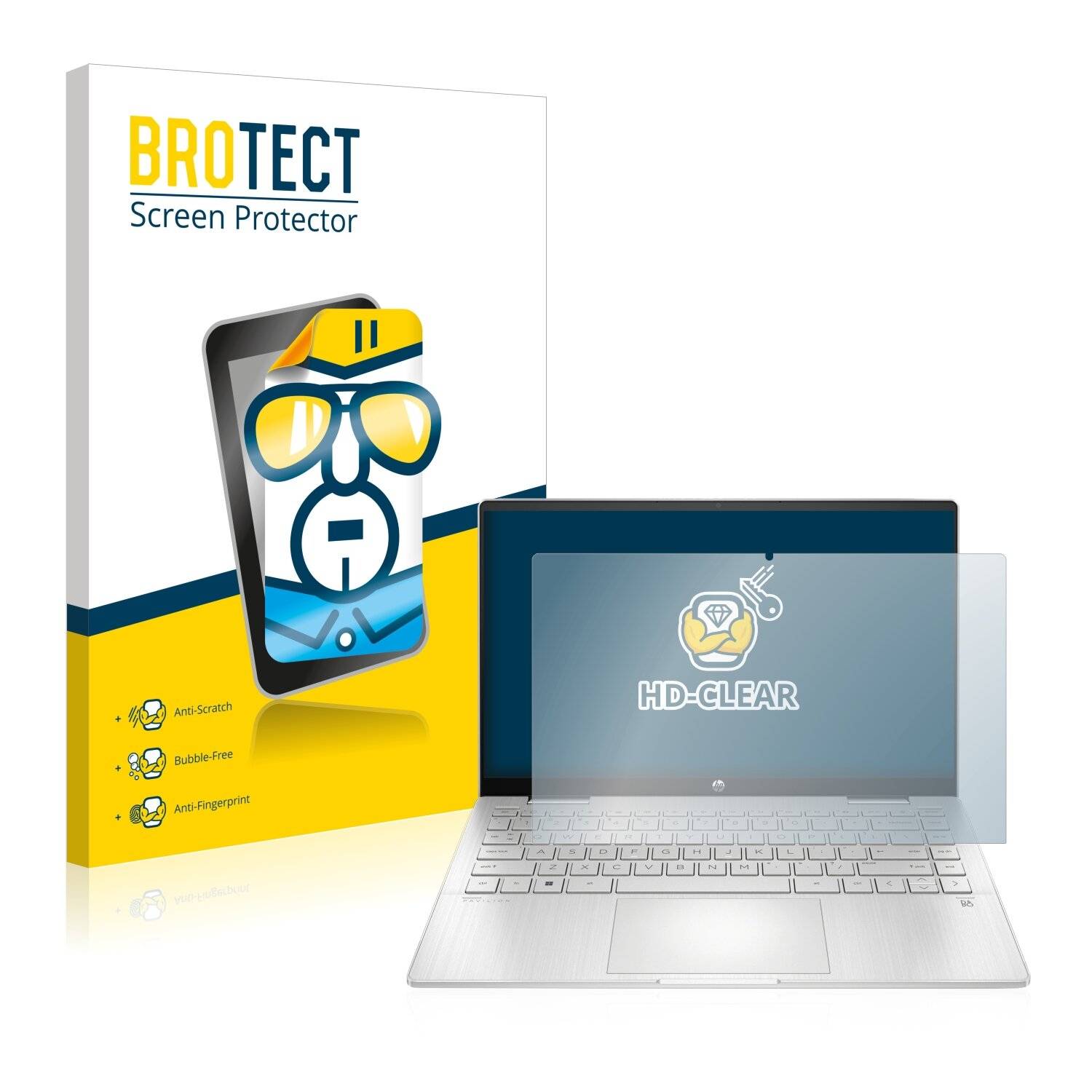 BROTECT HD-Clear Displayschutzfolie für HP Pavilion x360