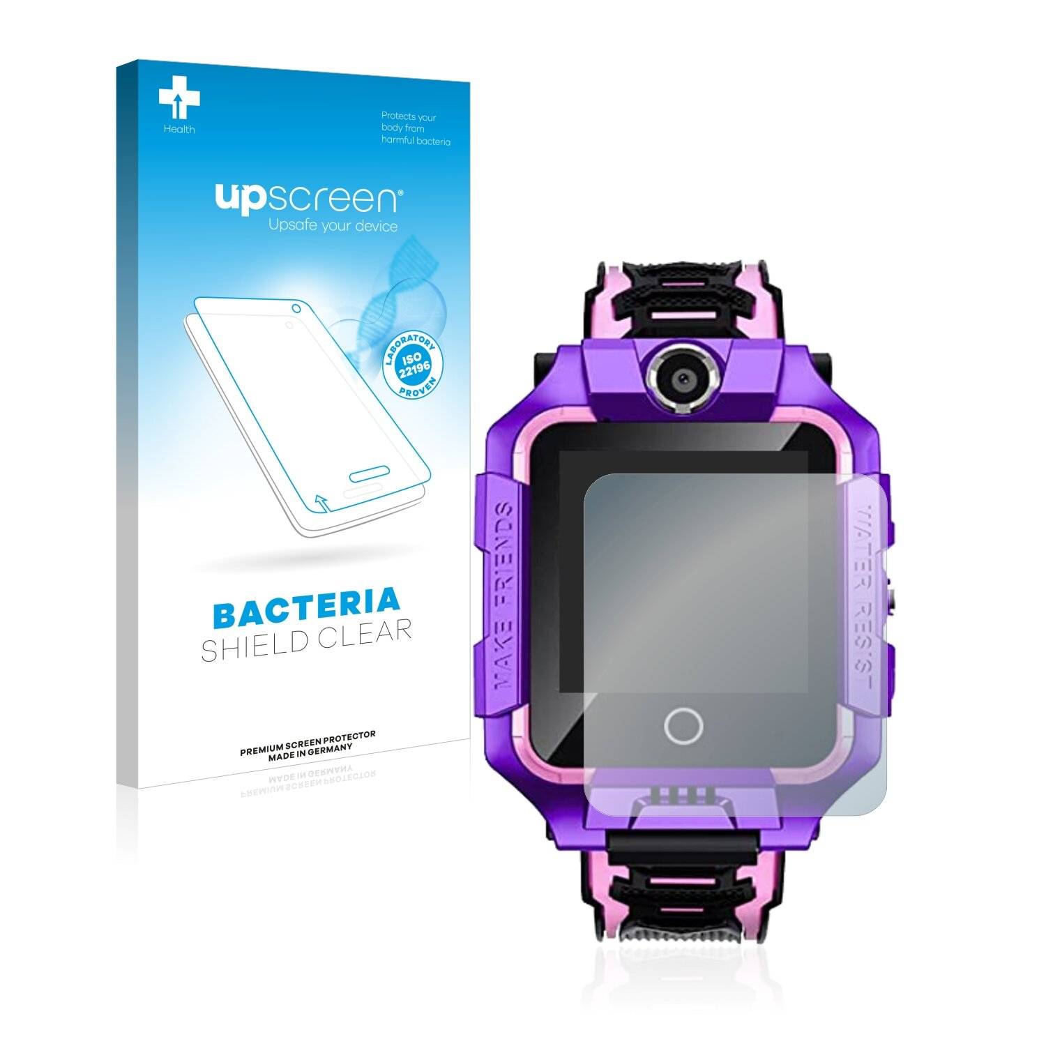 upscreen Bacteria Shield Clear Premium Antibakterielle Displayschutzfolie für LiveGo
