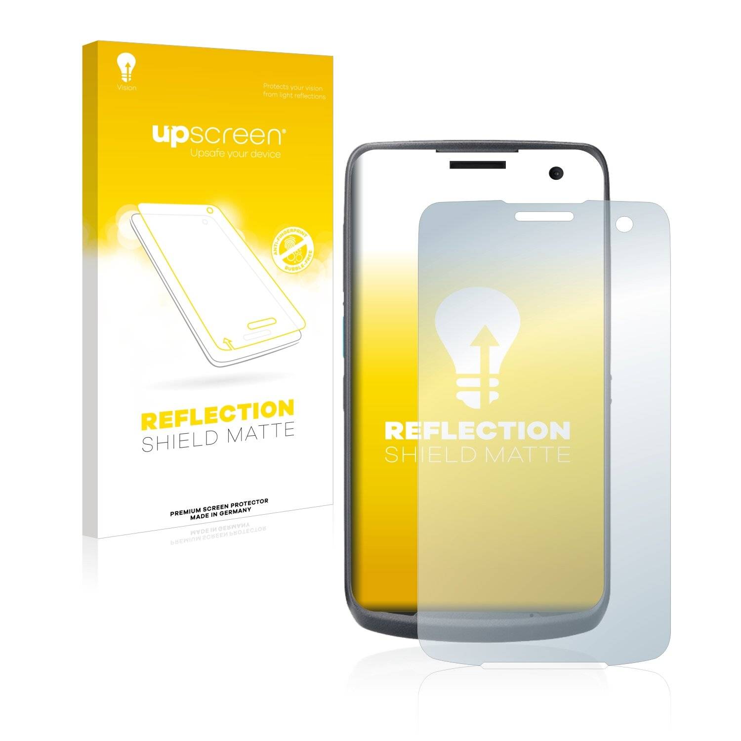 upscreen Reflection Shield Matte Premium Displayschutzfolie für Unitech EA500P