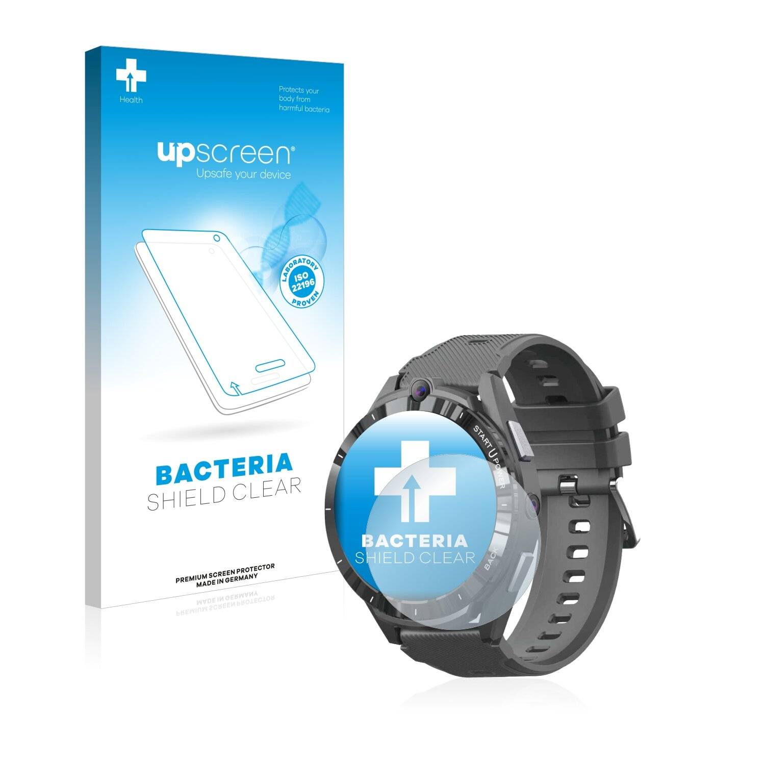 upscreen Bacteria Shield Clear Premium Antibakterielle Displayschutzfolie für Lemfo