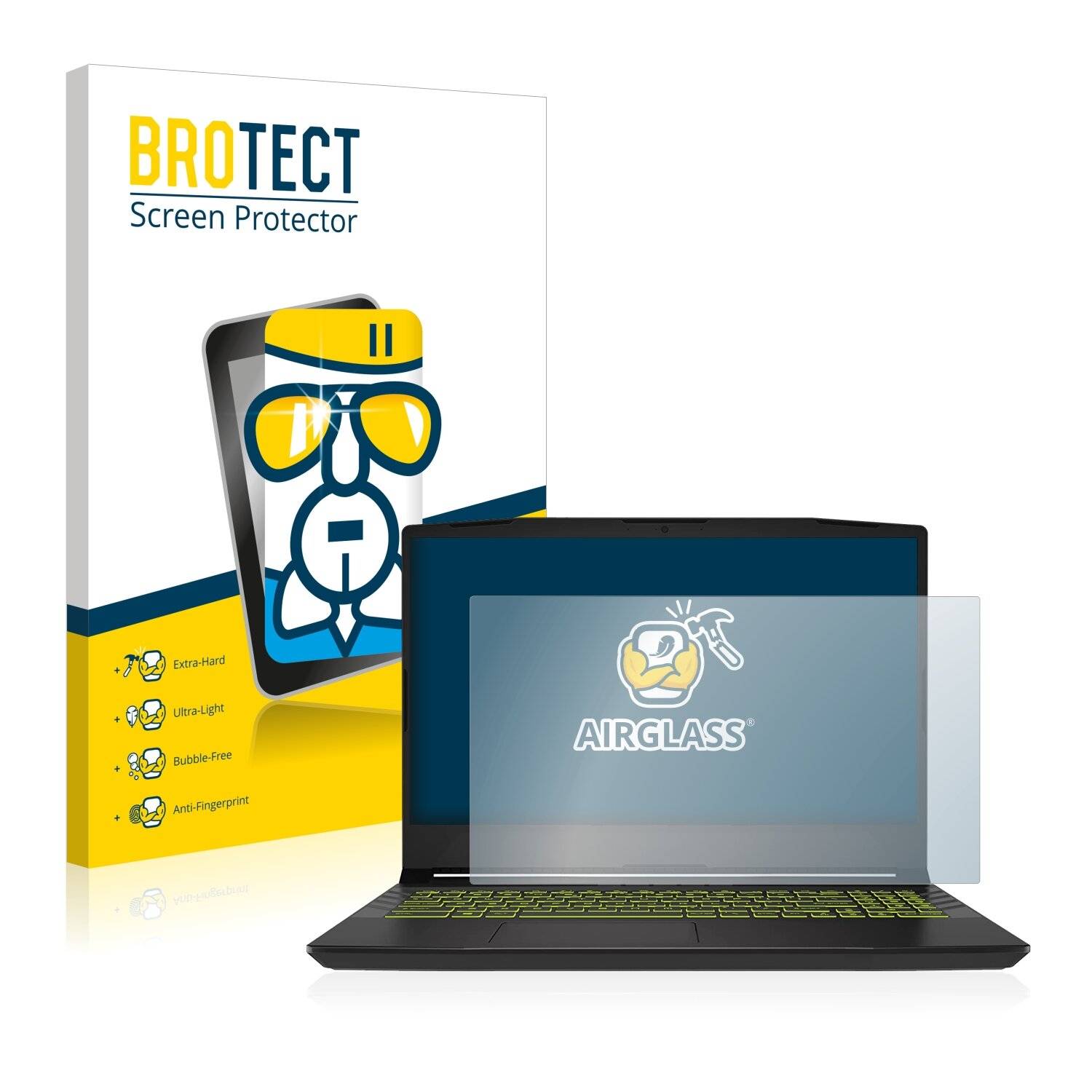BROTECT AirGlass Schutzglas Folie für MSI Alpha