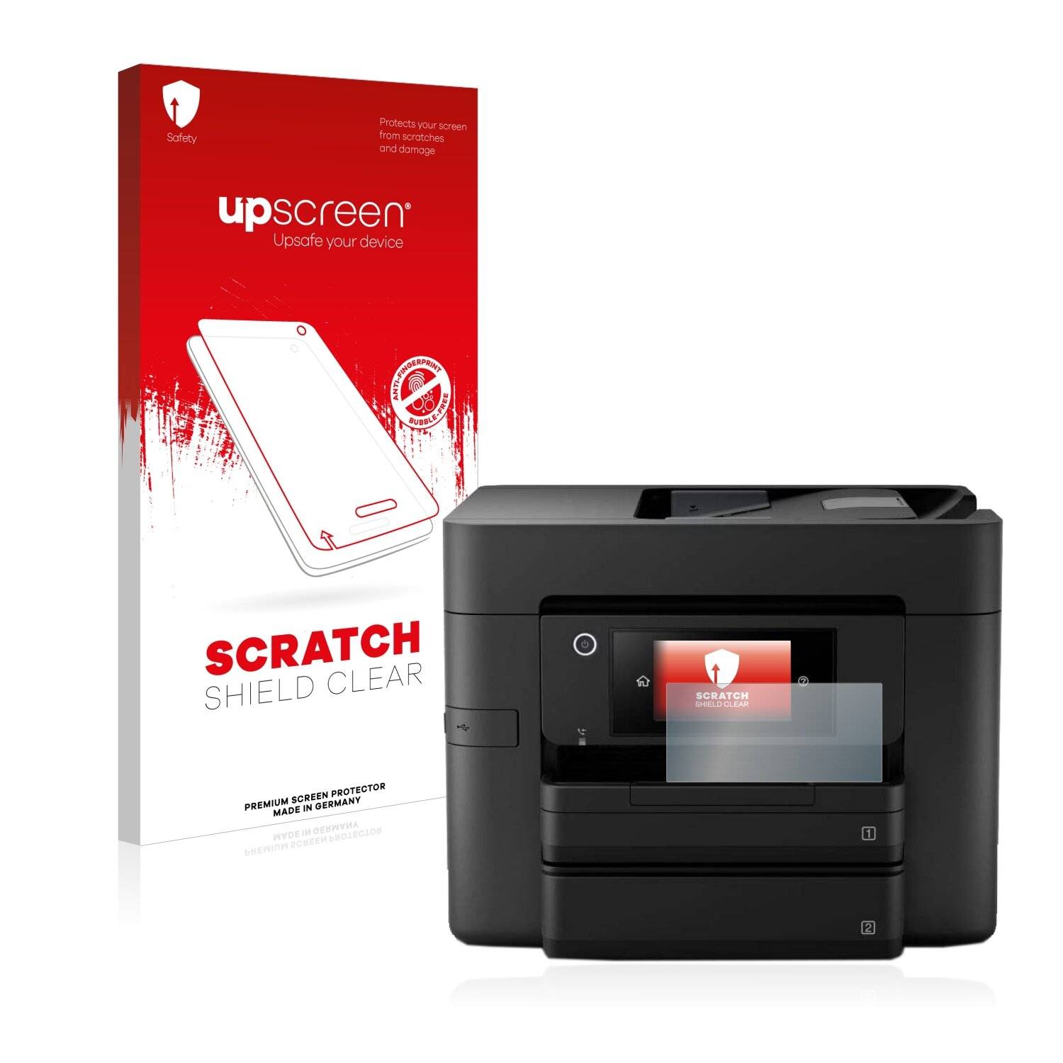upscreen Scratch Shield Clear Premium Displayschutzfolie für Epson Workforce Pro