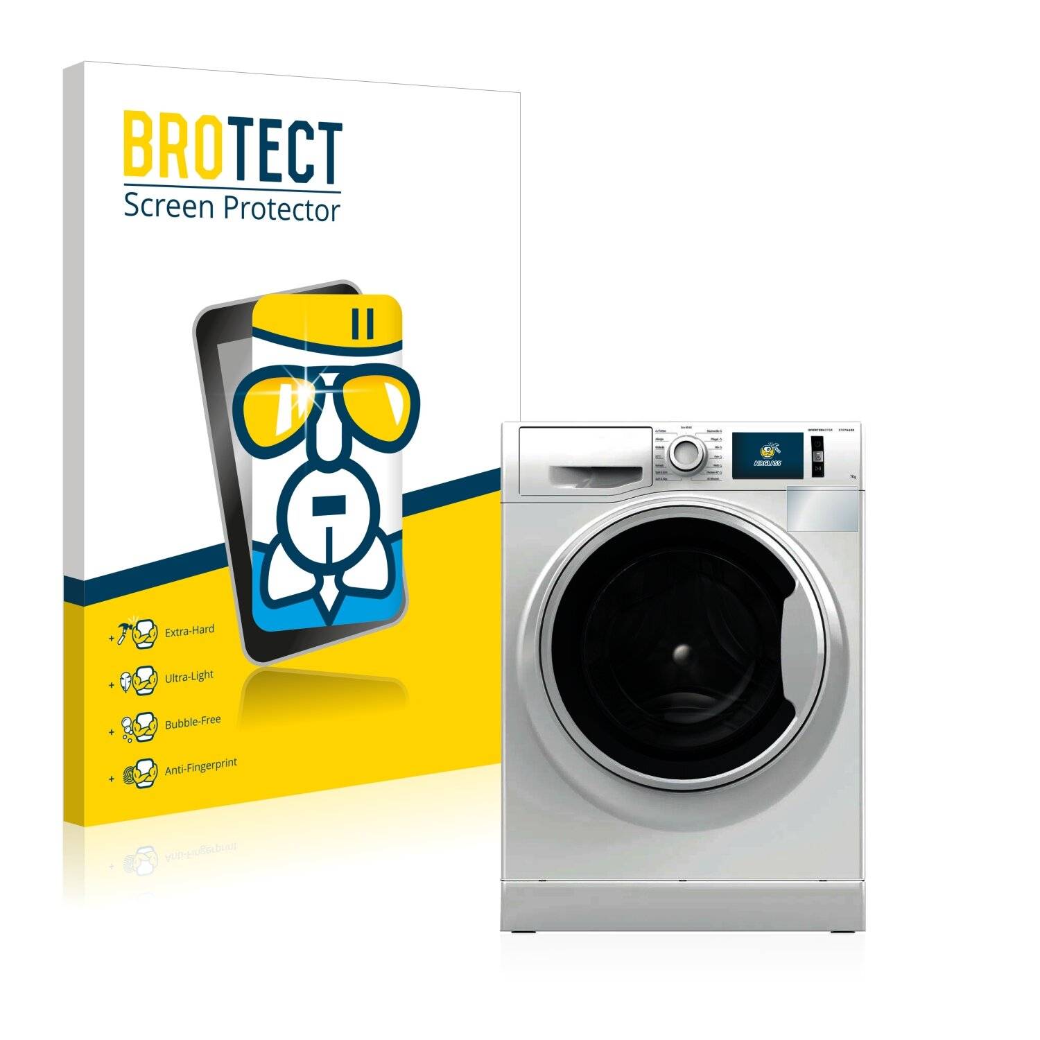 BROTECT AirGlass Schutzglas Folie für Bauknecht W Active