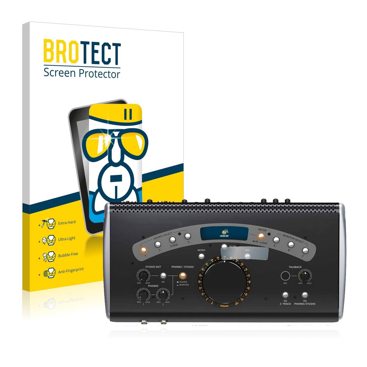 BROTECT AirGlass Schutzglas Folie für Behringer XENYX
