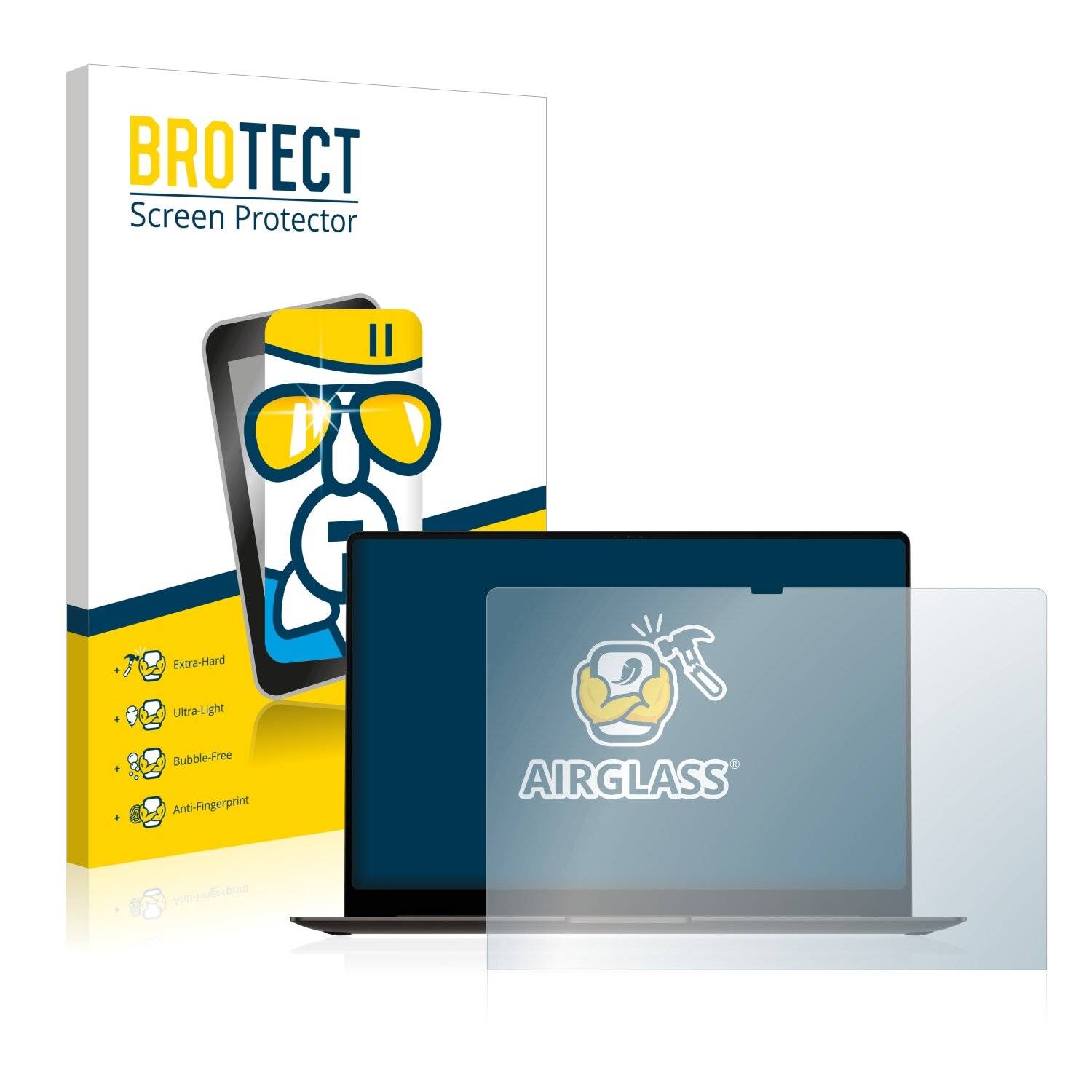 BROTECT AirGlass Schutzglas Folie für Samsung Galaxy Book3 Pro