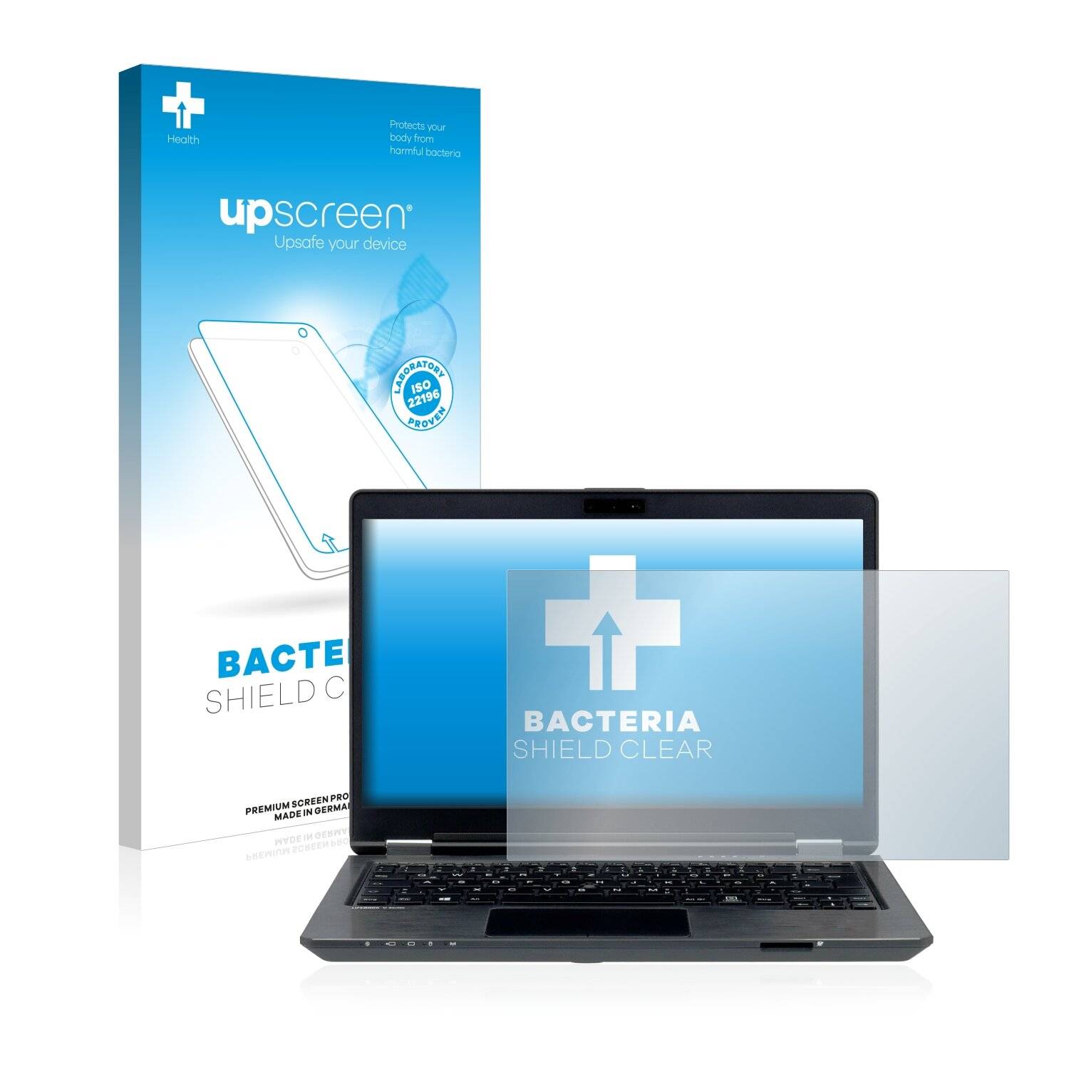 upscreen Bacteria Shield Clear Premium Antibakterielle Displayschutzfolie für Fujitsu