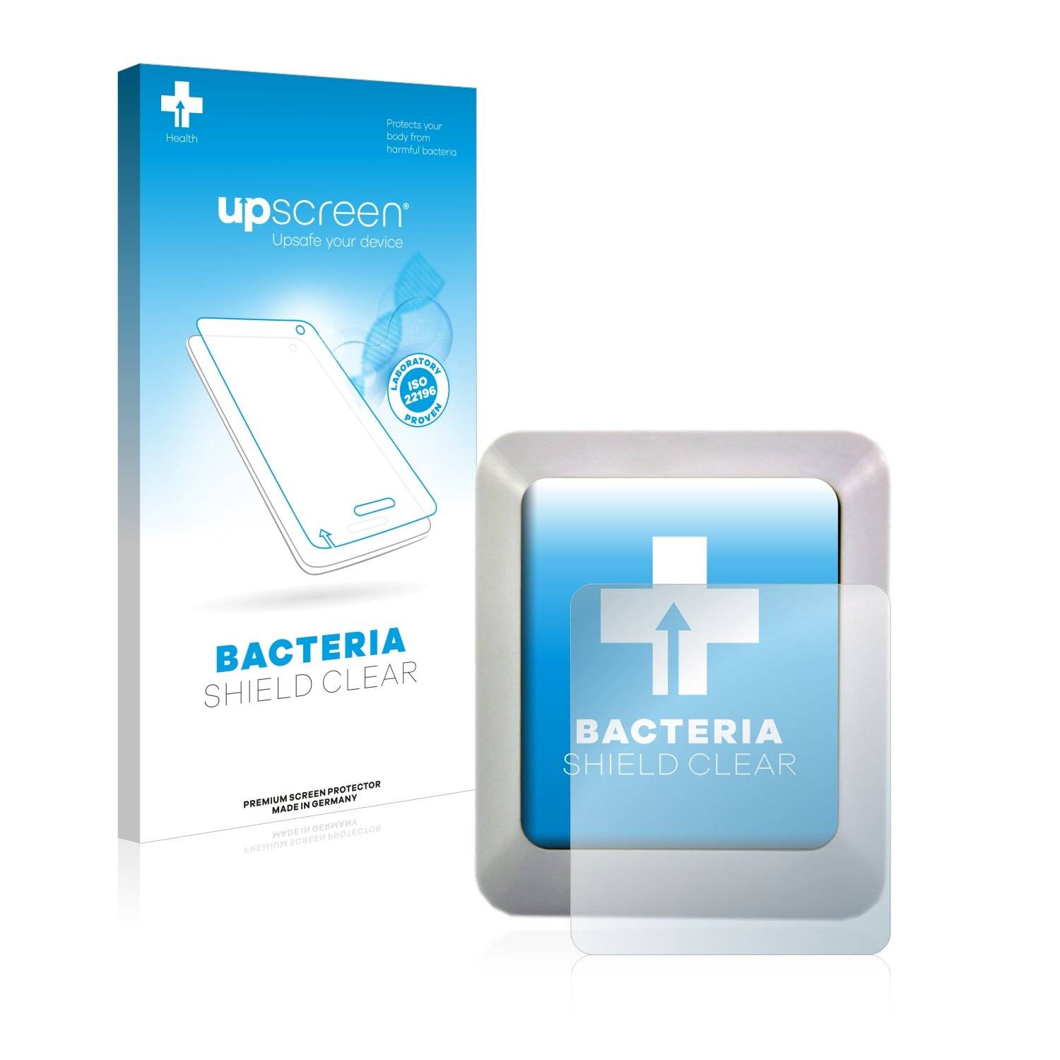 upscreen Bacteria Shield Clear Premium Antibakterielle Displayschutzfolie für ThermoPro