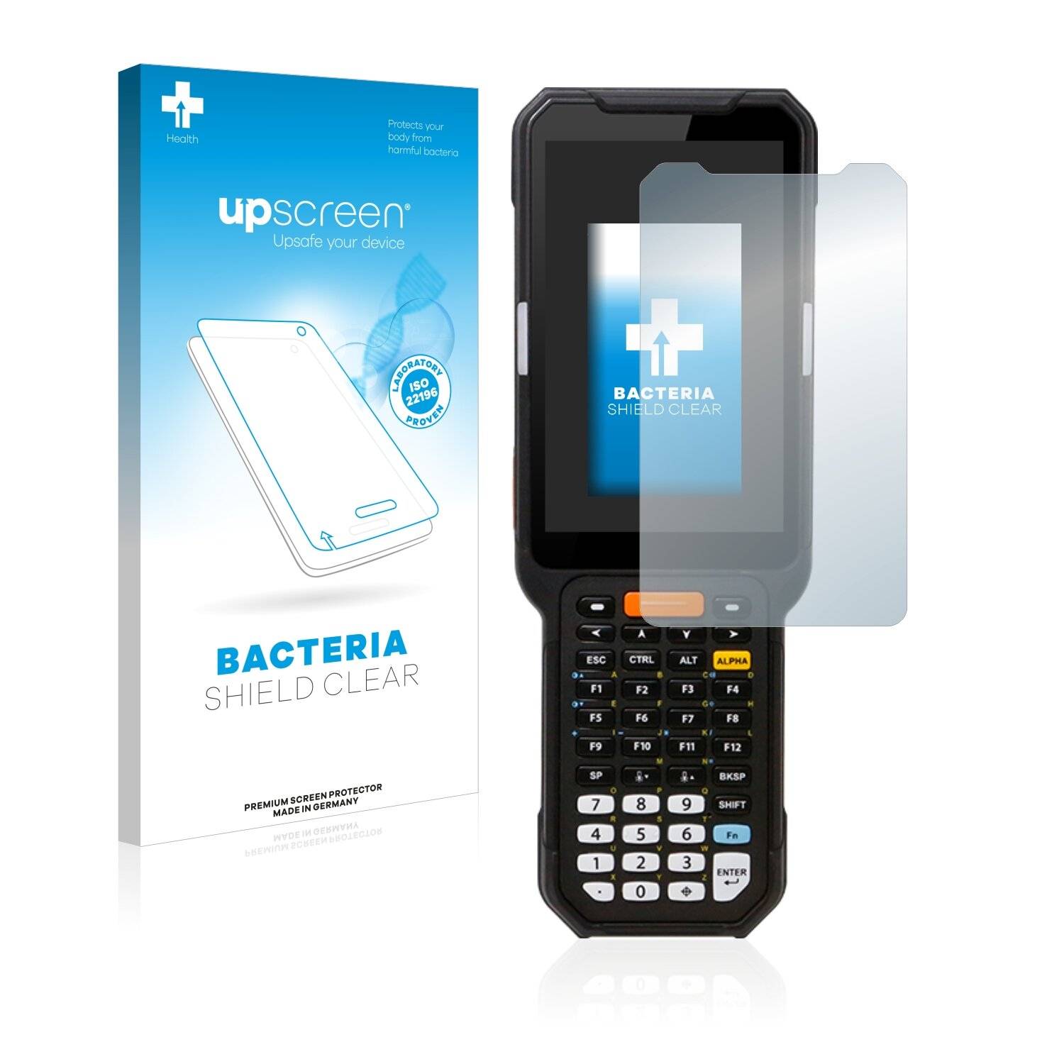upscreen Bacteria Shield Clear Premium Antibakterielle Displayschutzfolie für Point Mobile