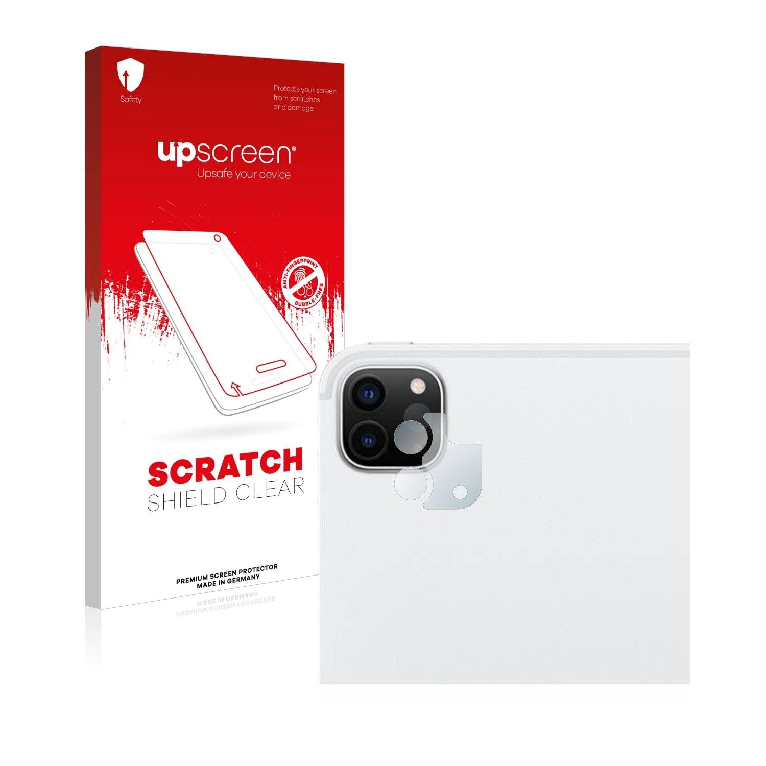 upscreen Schutzfolie für Apple iPad Pro 12.9" 2022 (NUR Kameraschutz) Kratzschutz Anti-Fingerprint Klar