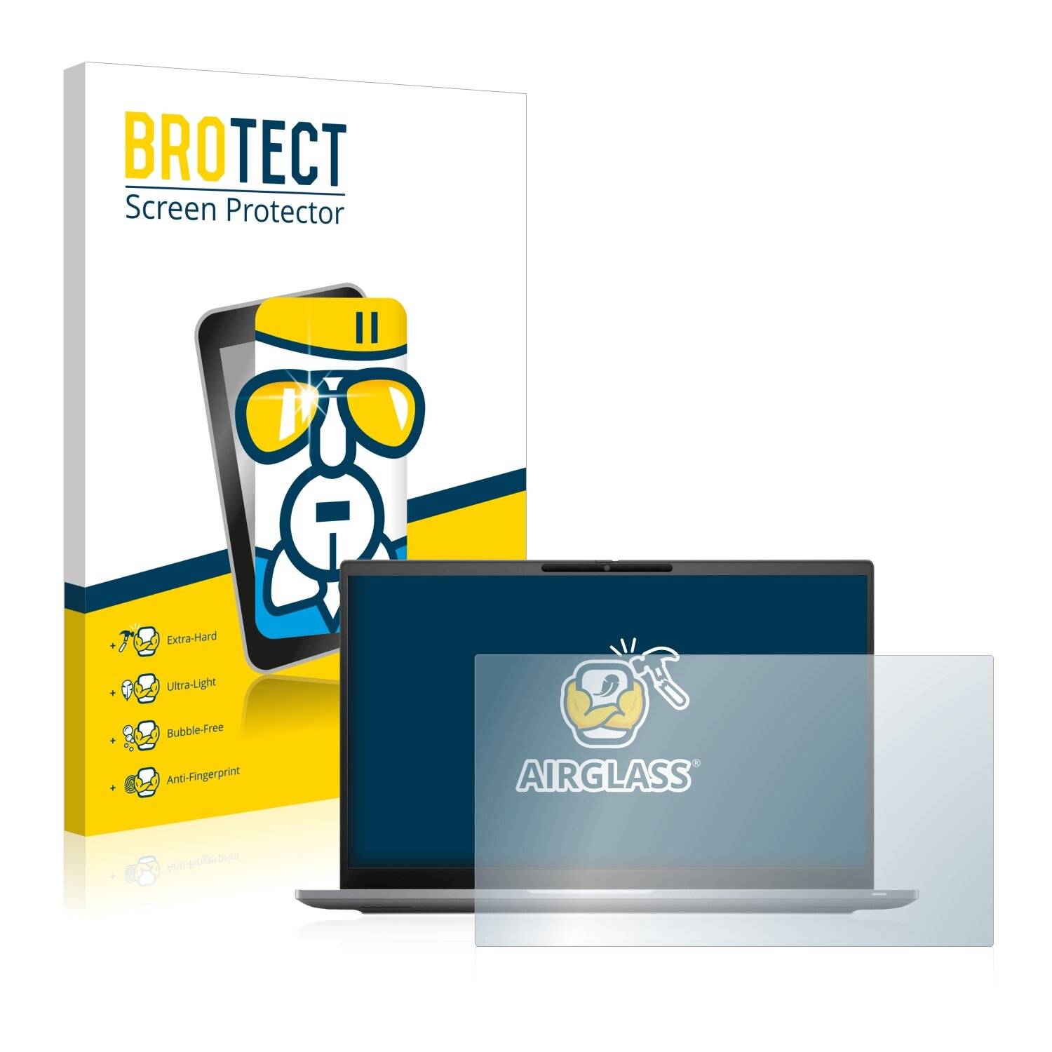 BROTECT AirGlass Schutzglas Folie für Dell Latitude